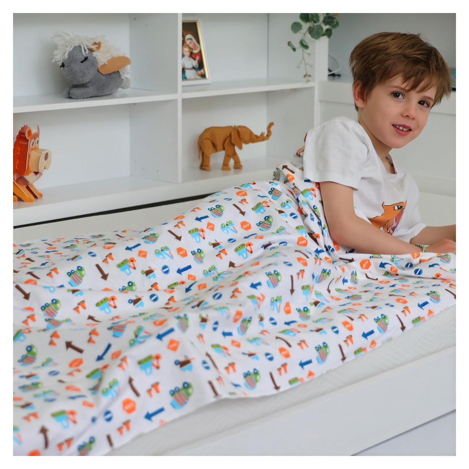 Manta de Algodón Omilion Zona de Construcción 101.6x152.4 cm