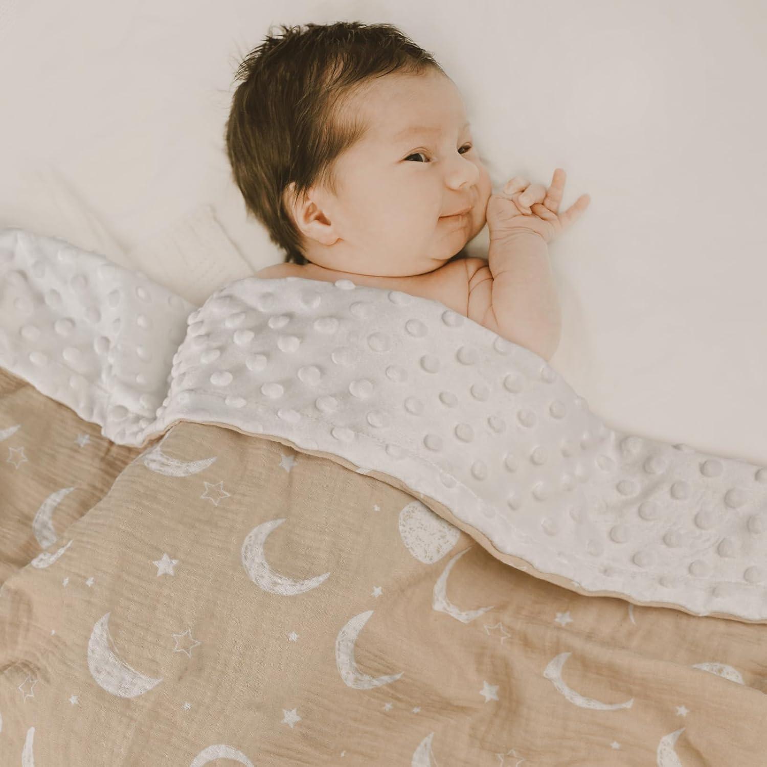 Mantas GLLQUEN BABY 2-Pack Algodón Estrellado 76x102 cm