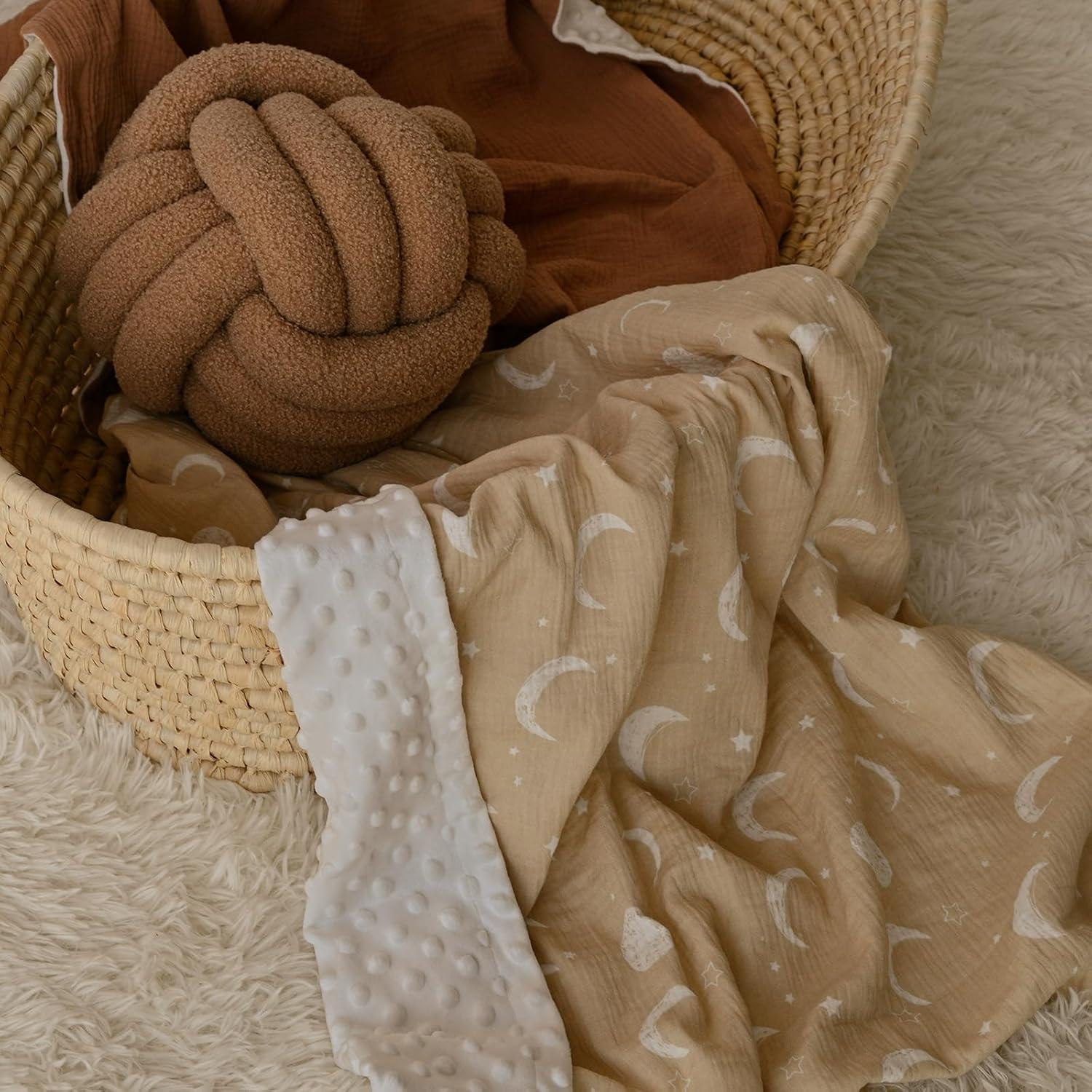 Mantas GLLQUEN BABY 2-Pack Algodón Estrellado 76x102 cm