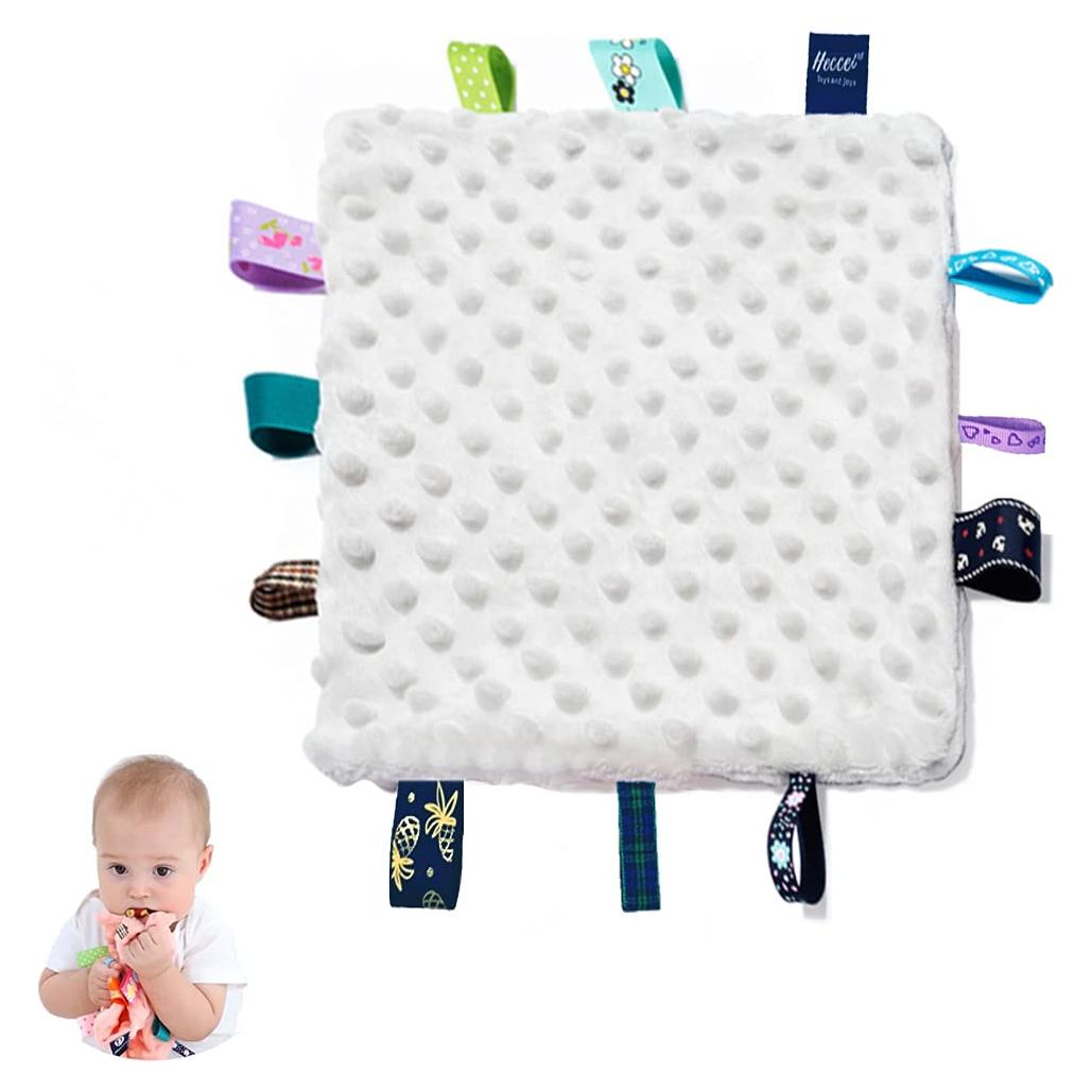 Manta de Seguridad para Bebés HECCEI 25x25cm Gris Suave