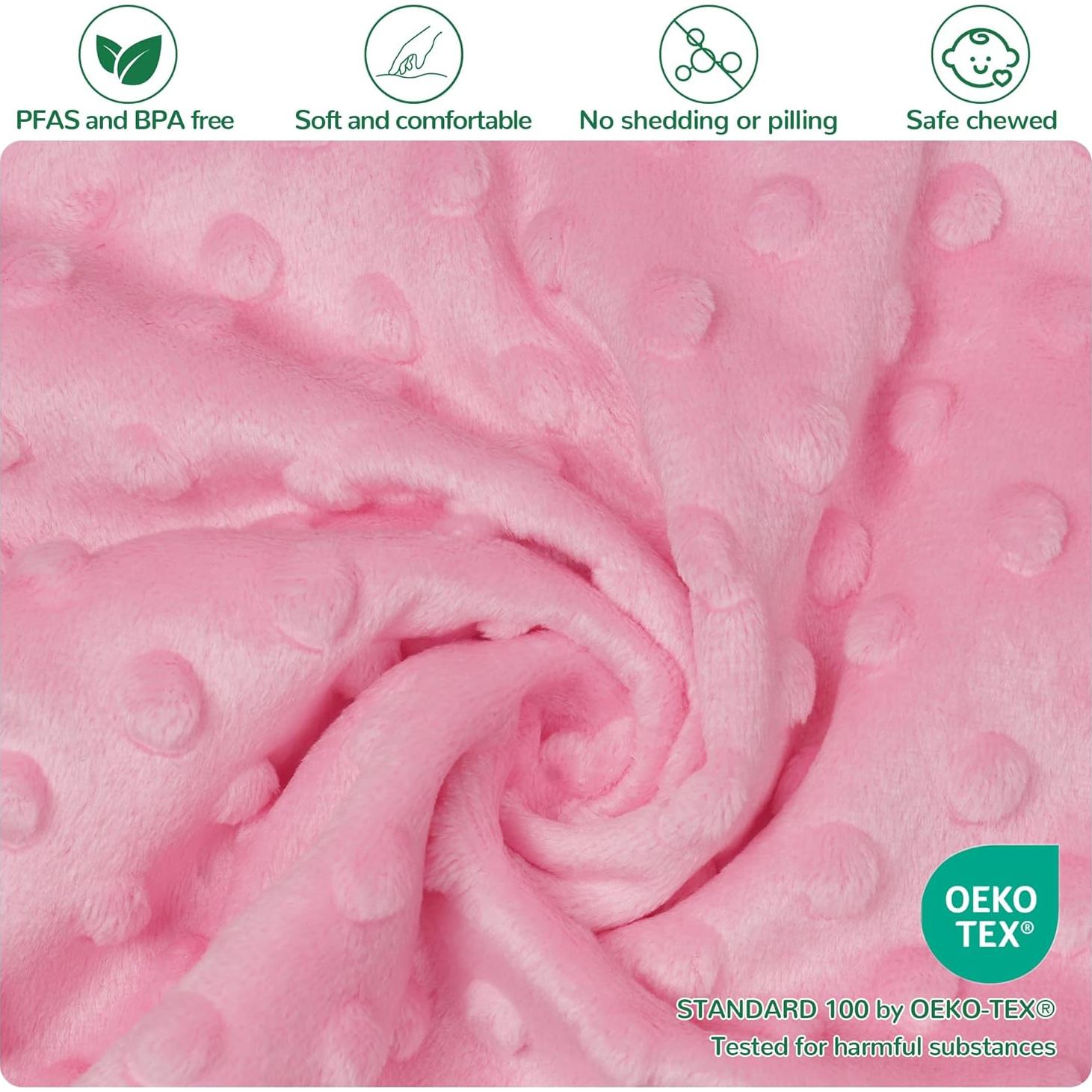 Manta de Seguridad para Bebés HECCEI 25x25cm Gris Suave