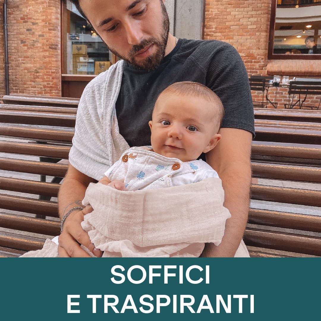 Mantas de Muselina Orgánica Koala Babycare - 2 Piezas 119.38 cm