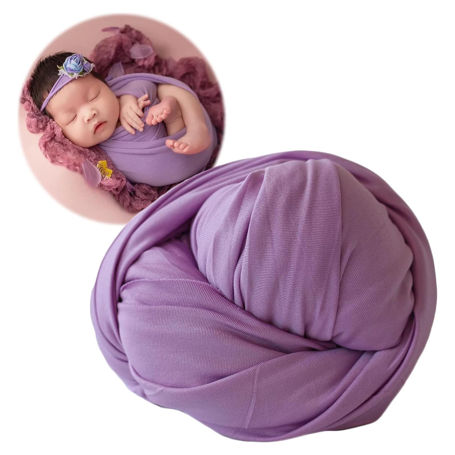 Envoltura de Fotografía para Recién Nacidos Zeroest Púrpura