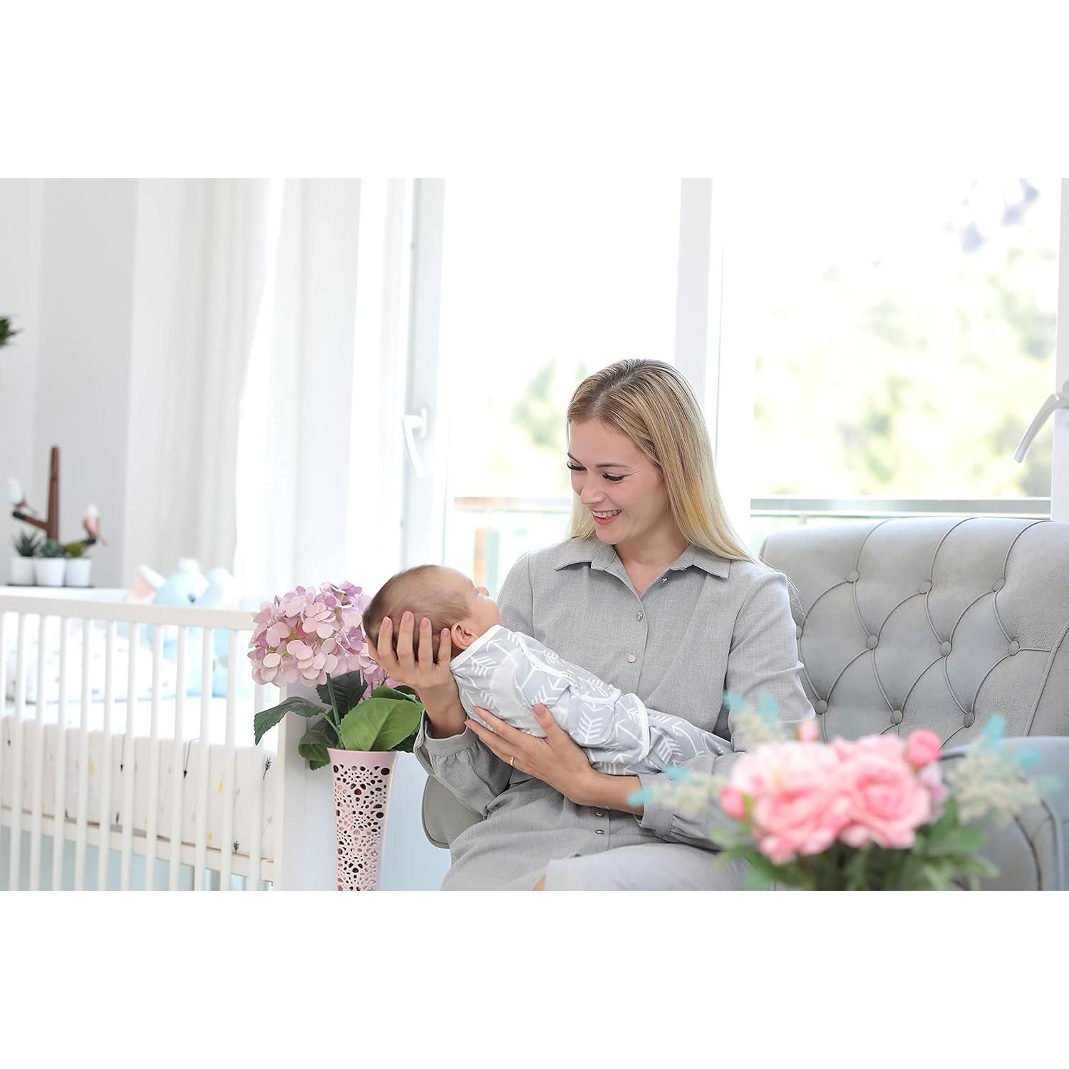 Mantas de Envolver BaeBae Goods 100% Algodón 4 Piezas Triángulos