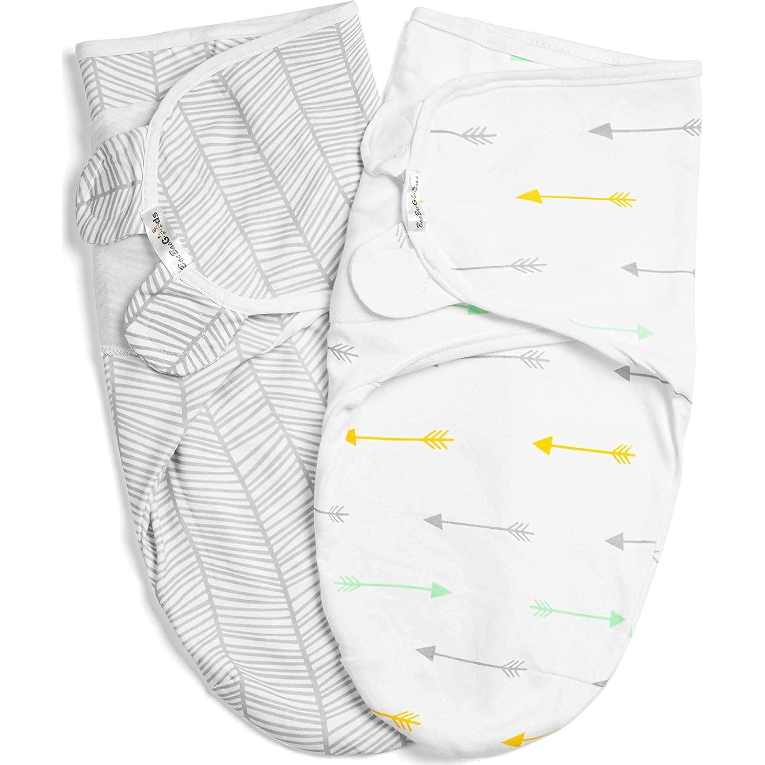 Mantas de Envolver BaeBae Goods 100% Algodón 4 Piezas Triángulos