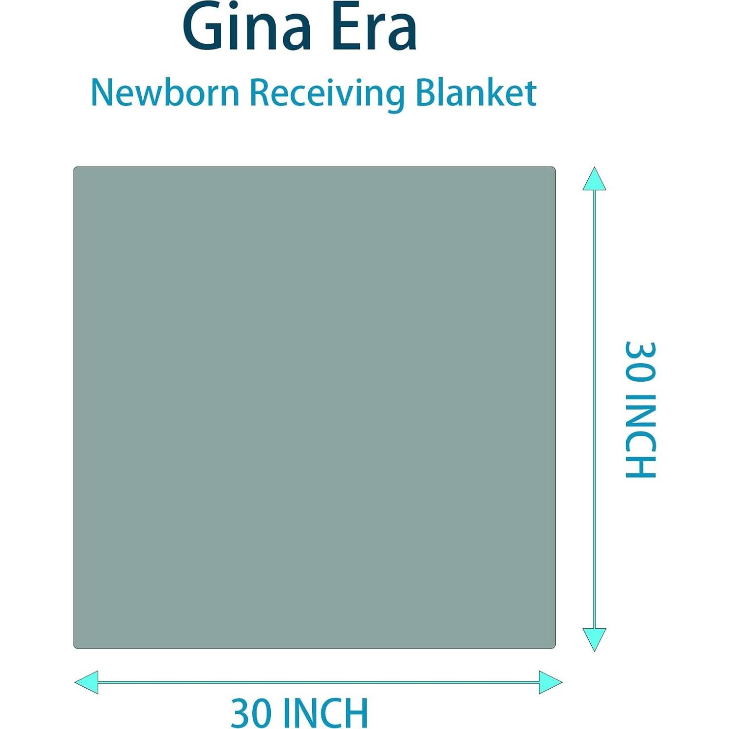 Mantas de Envolver para Bebé Gina Era 8 Pcs 76x76 cm Algodón