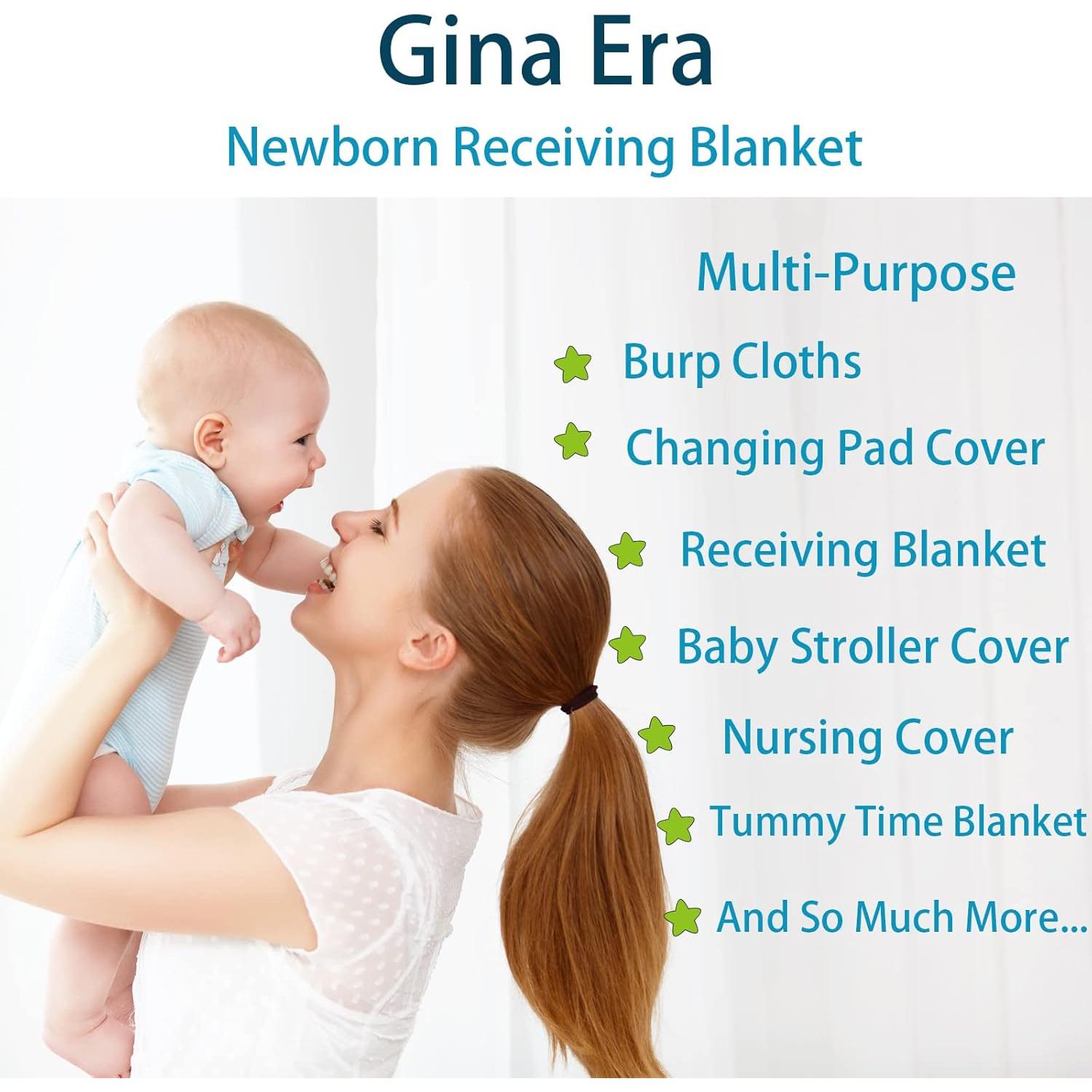 Mantas de Envolver para Bebé Gina Era 8 Pcs 76x76 cm Algodón