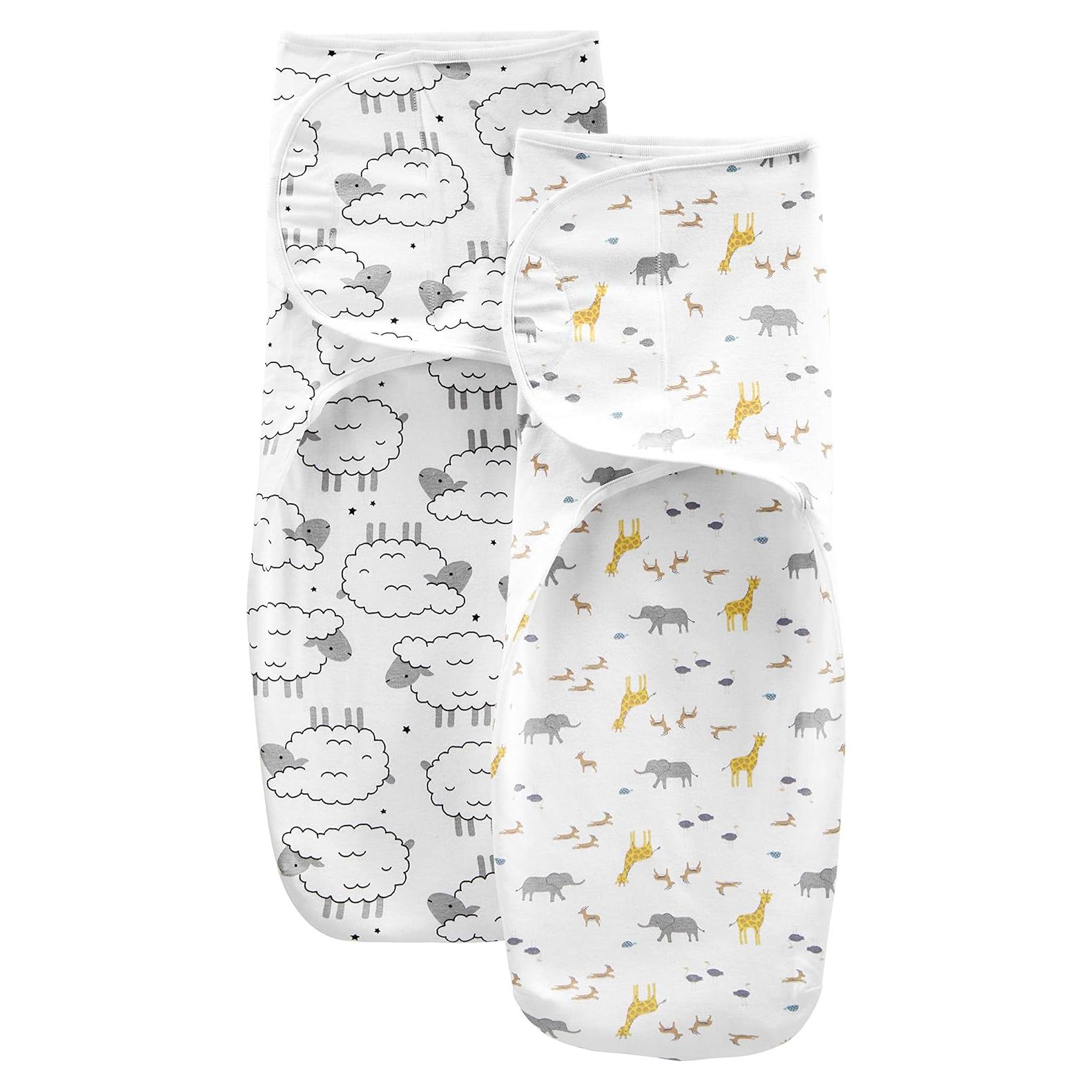 Mantas de Envueltas de Algodón Unisex Carter's - Paquete de 2