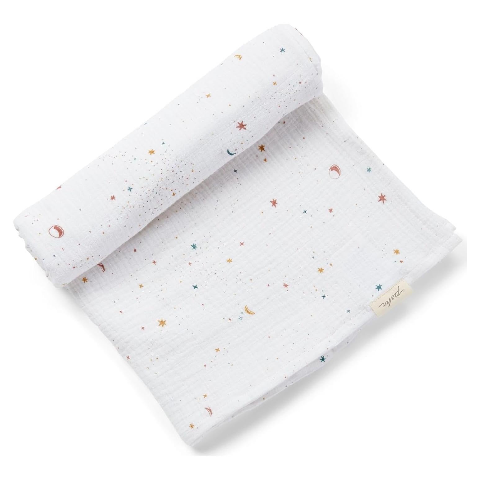 Muselina de Algodón Orgánico PEHR Celestial 119x119 cm