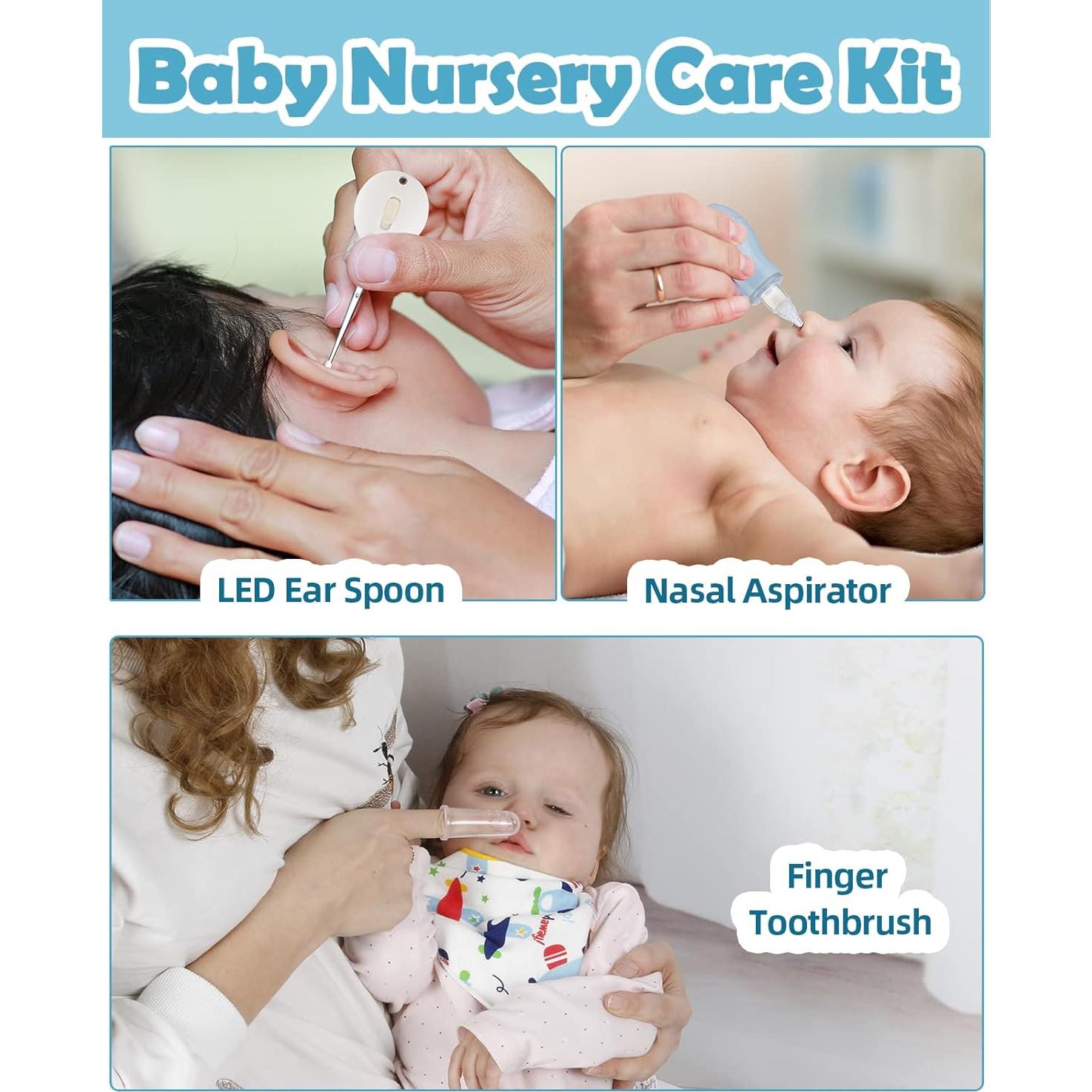 Kit de Cuidado Infantil Lictin 15PCS Azul - Salud y Viaje