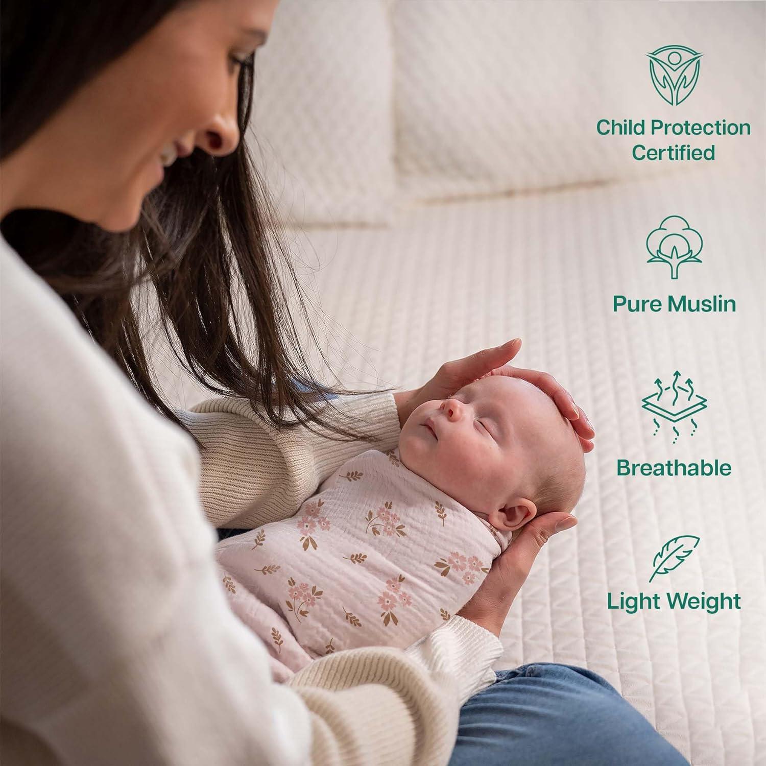 Mantas de Muselina MiFlor 100% Algodón 47x47 cm - 2 Piezas