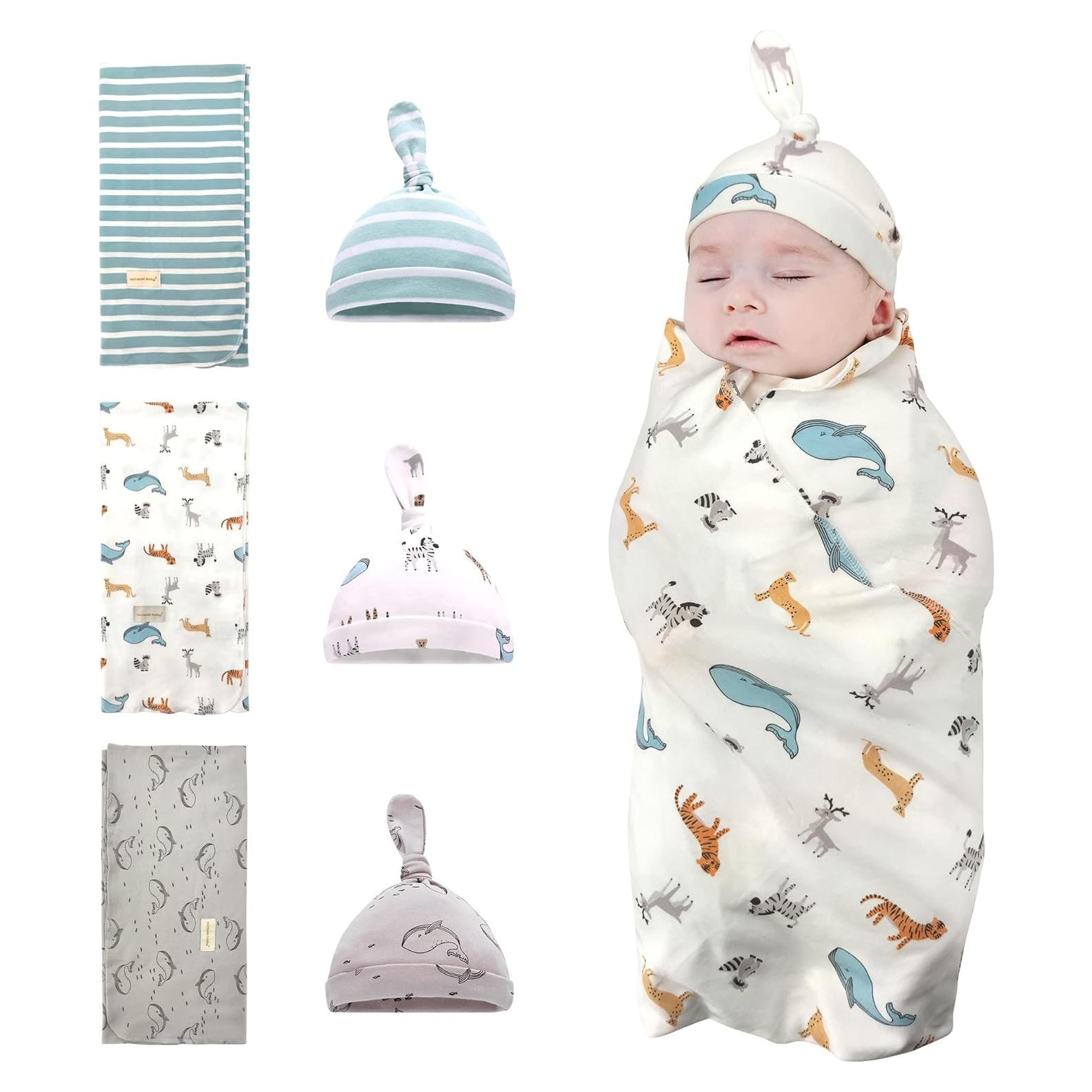 Conjunto de Manta y Sombrero LAT LEE AND TOWN 100% Algodón