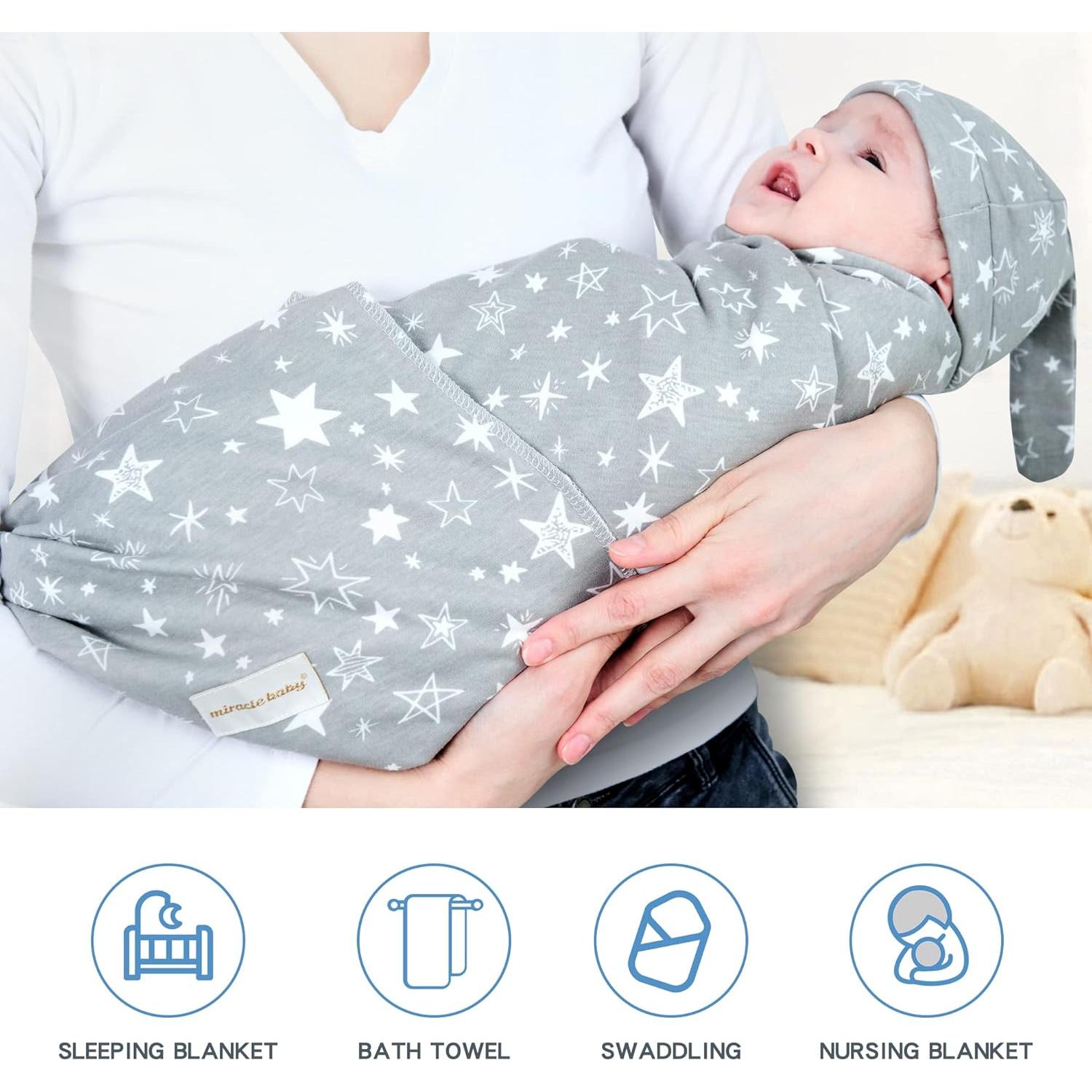 Conjunto de Manta y Sombrero LAT LEE AND TOWN 100% Algodón