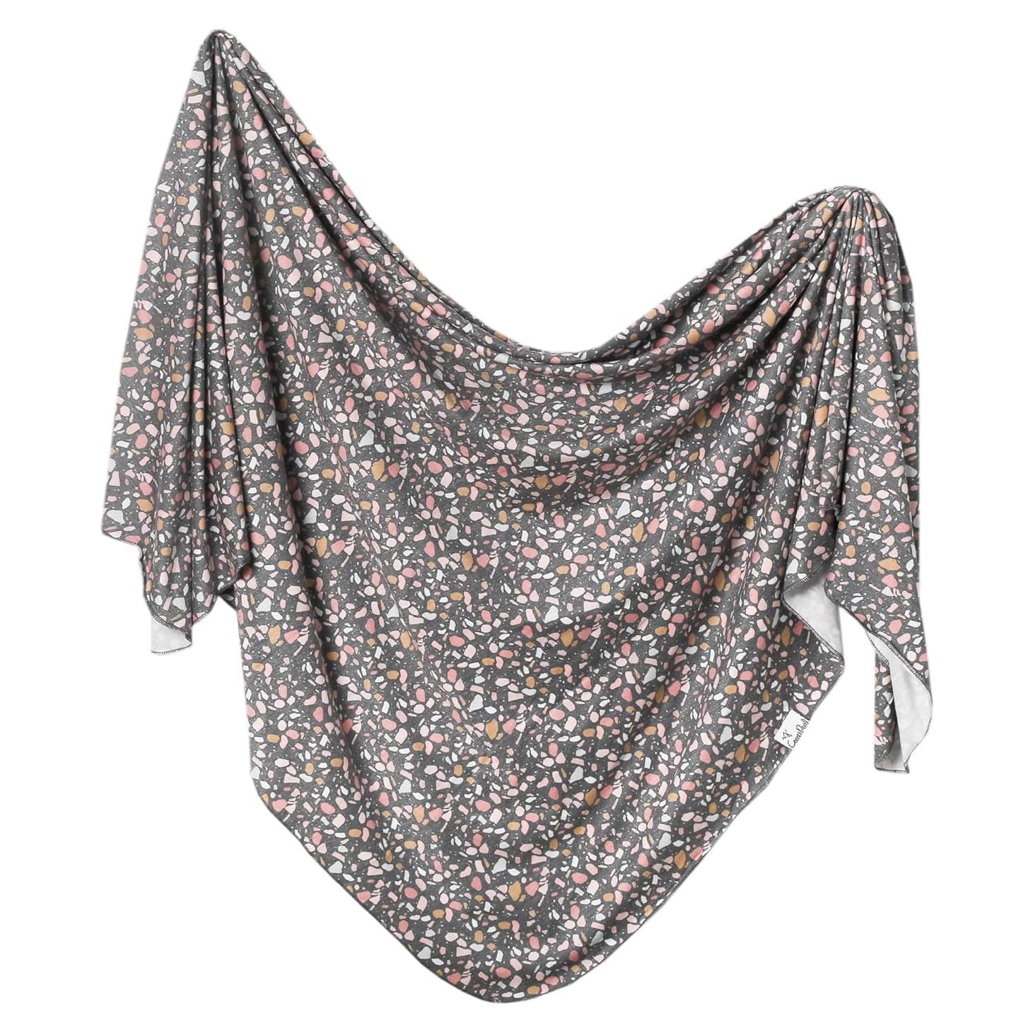 Manta de Recibir Copper Pearl Gemini 117x117 cm Suave y Ligera