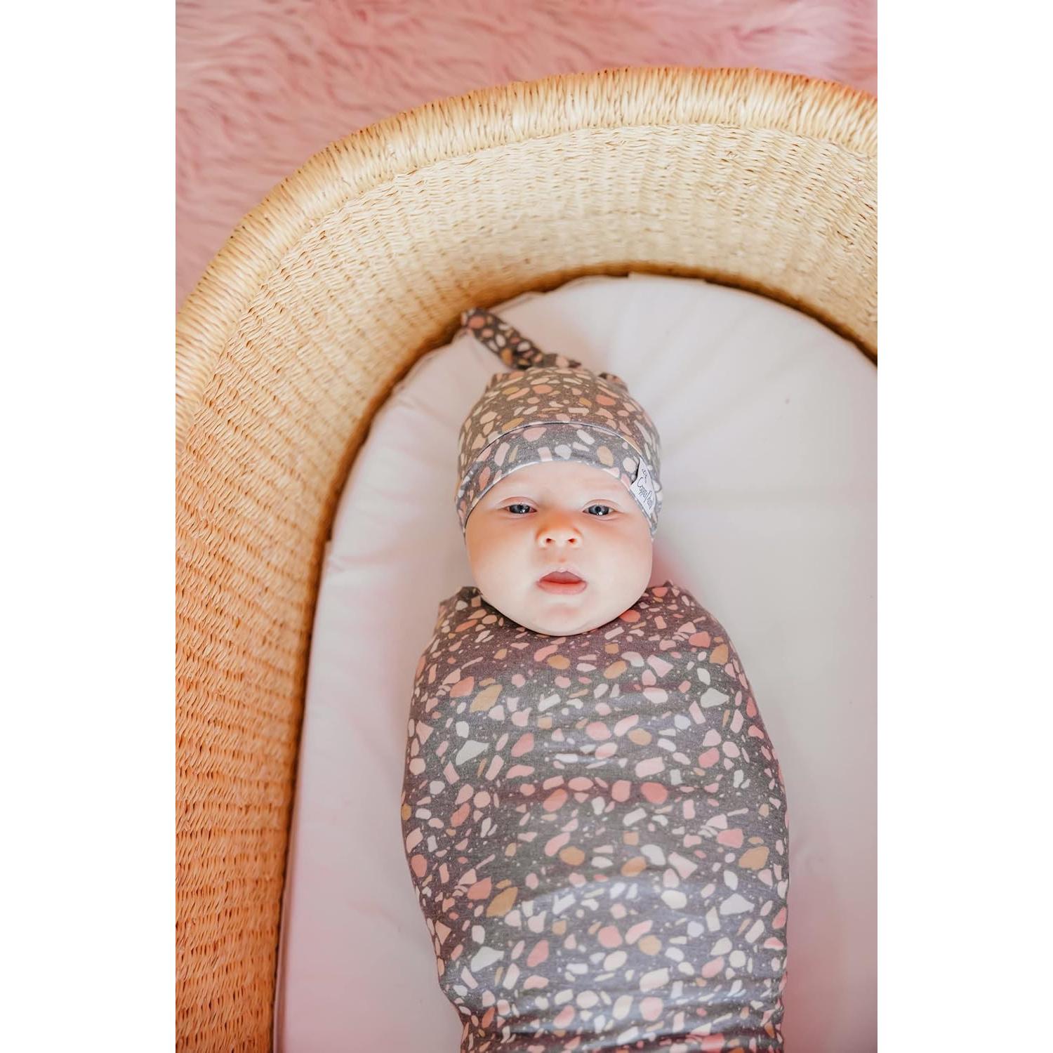 Manta de Recibir Copper Pearl Gemini 117x117 cm Suave y Ligera