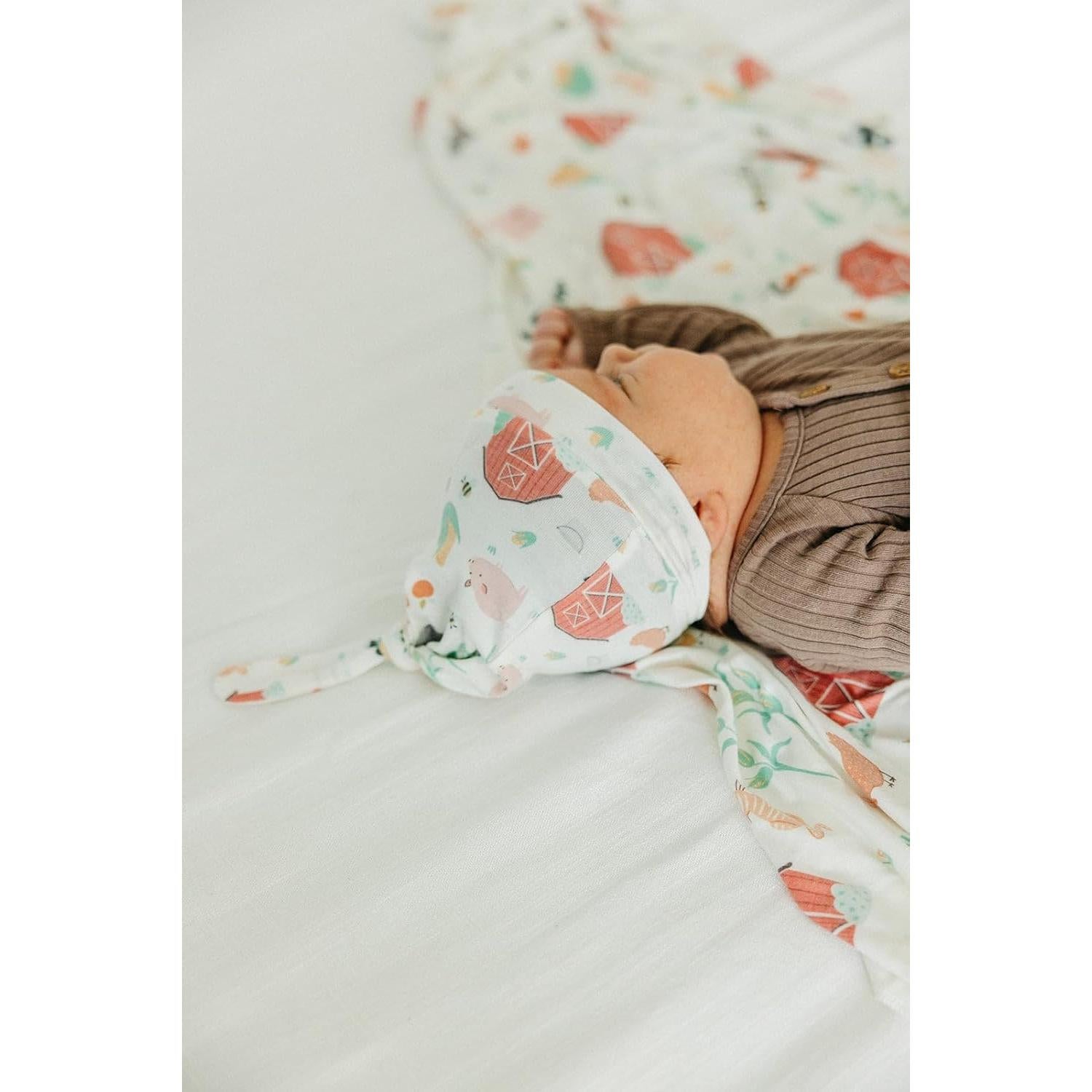 Manta de Envolver Copper Pearl Granja 117x117 cm Suave