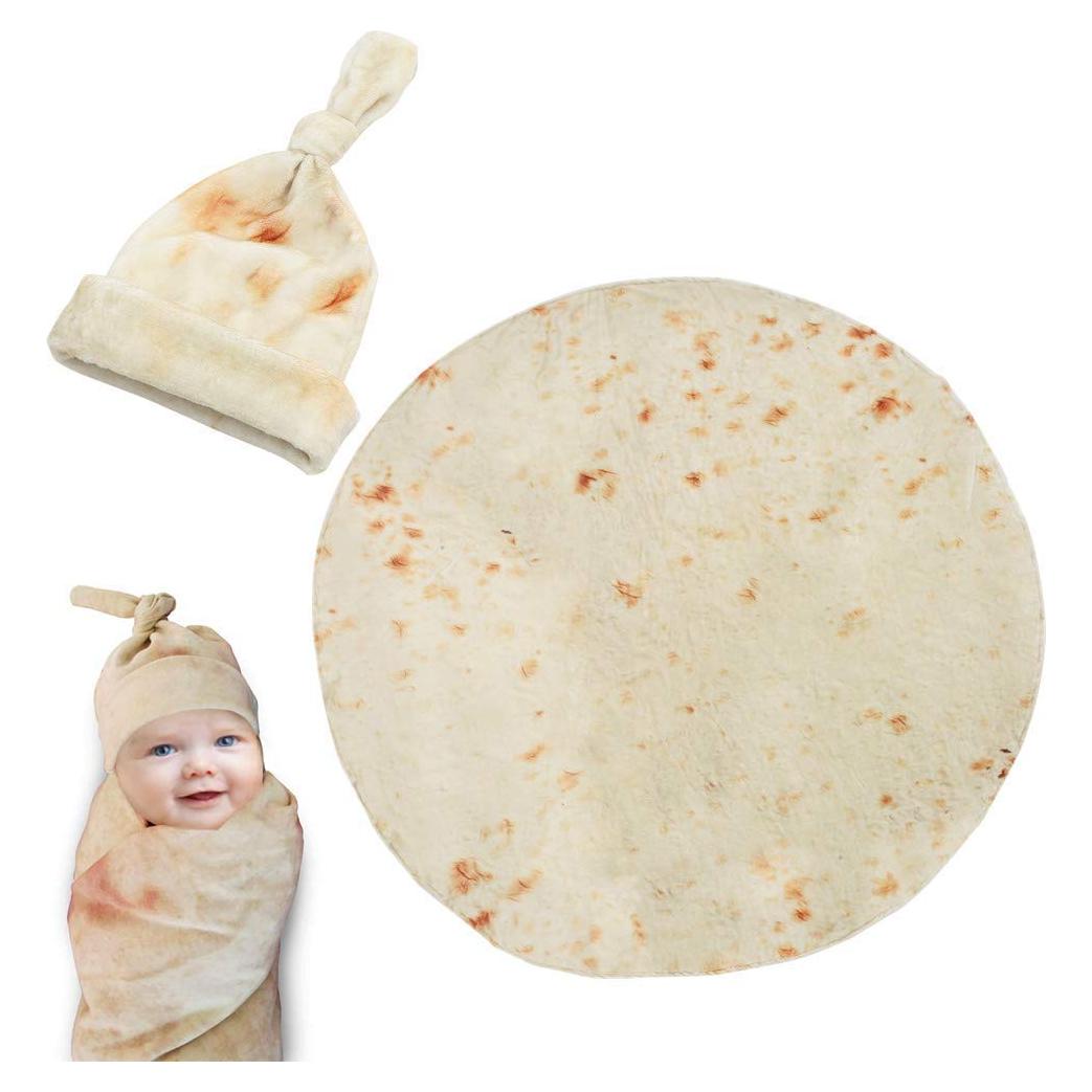 Manta Envueltos Burrito Ashipher 91.44 cm Franela Suave