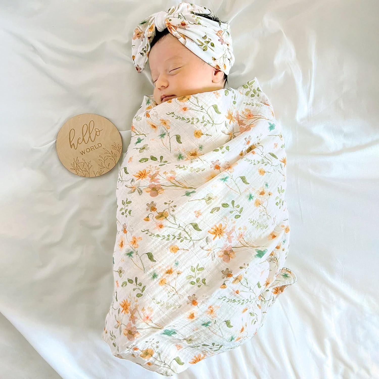 Conjunto de Envueltos para Recién Nacidos LifeTree Floral