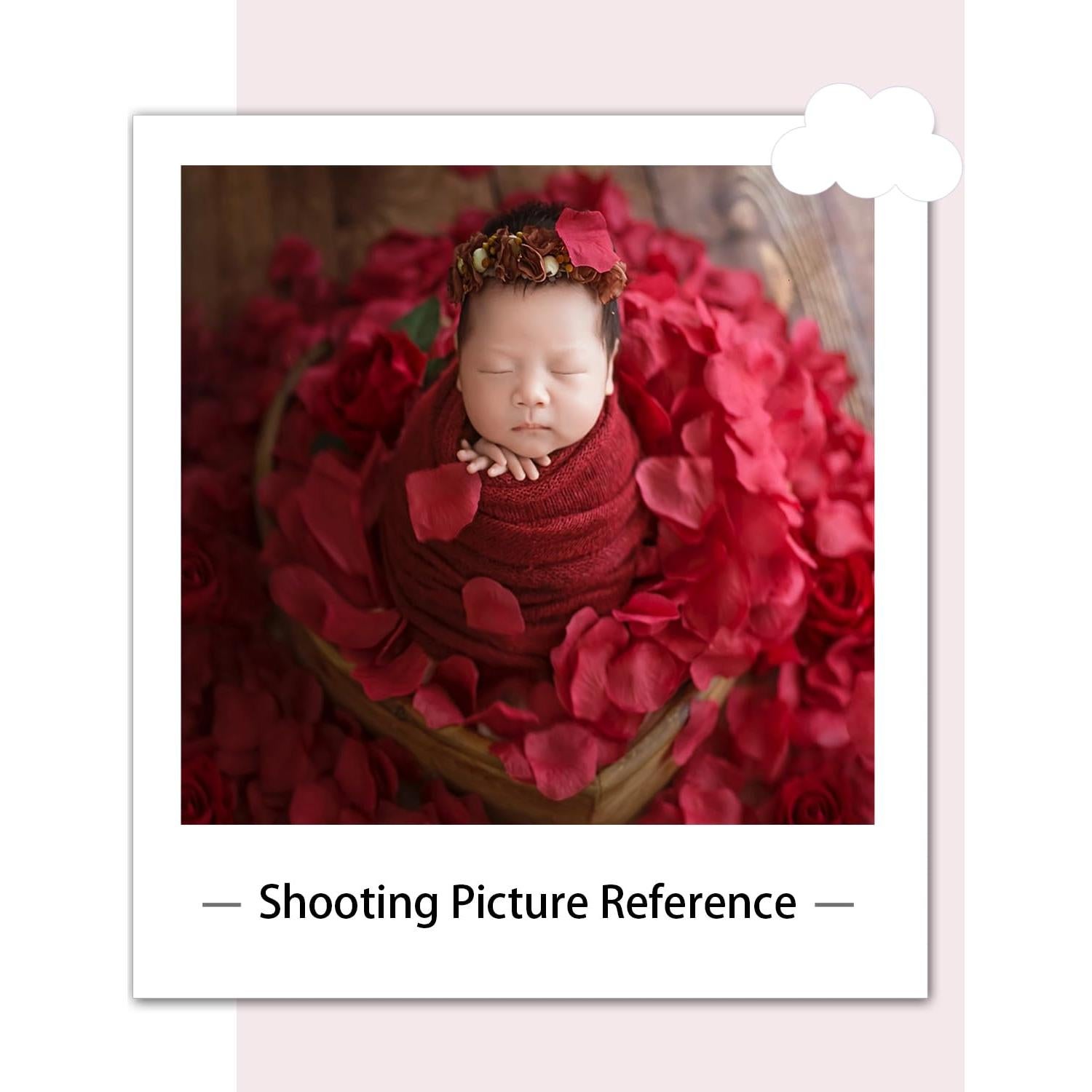 Manta de Punto Elástico Zeroest para Recién Nacidos - Rojo