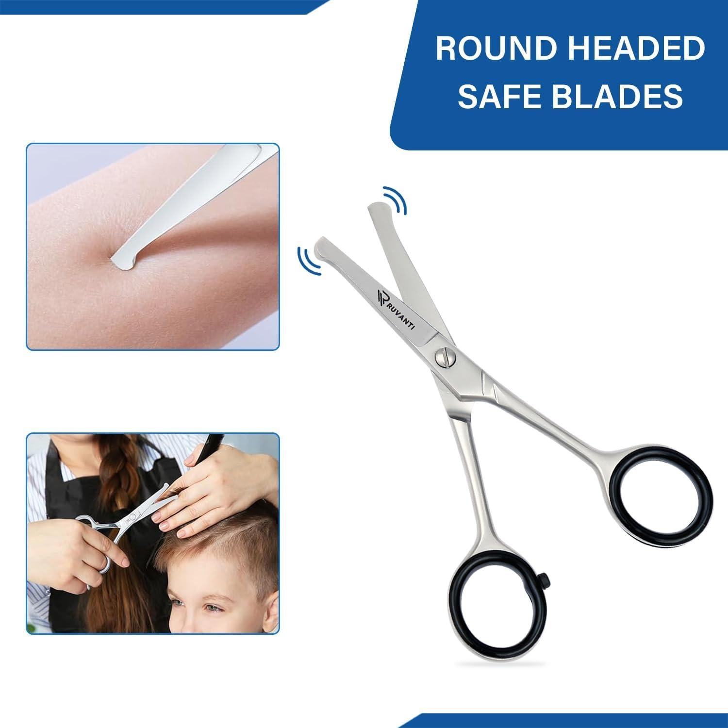 Tijeras de Corte para Niños Ruvanti 13.2 cm Acero Inoxidable