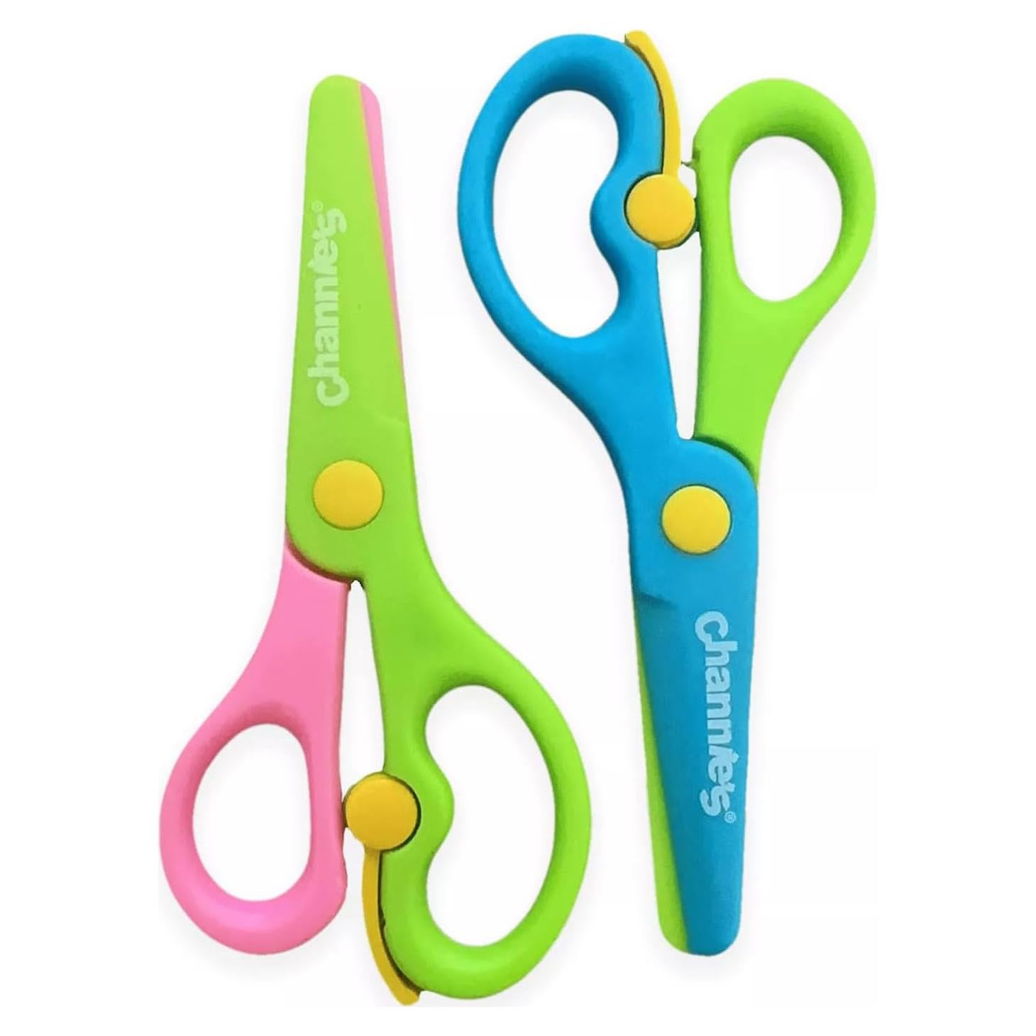 Tijeras de Seguridad Channie para Niños 3-5 Años - Paquete de 2