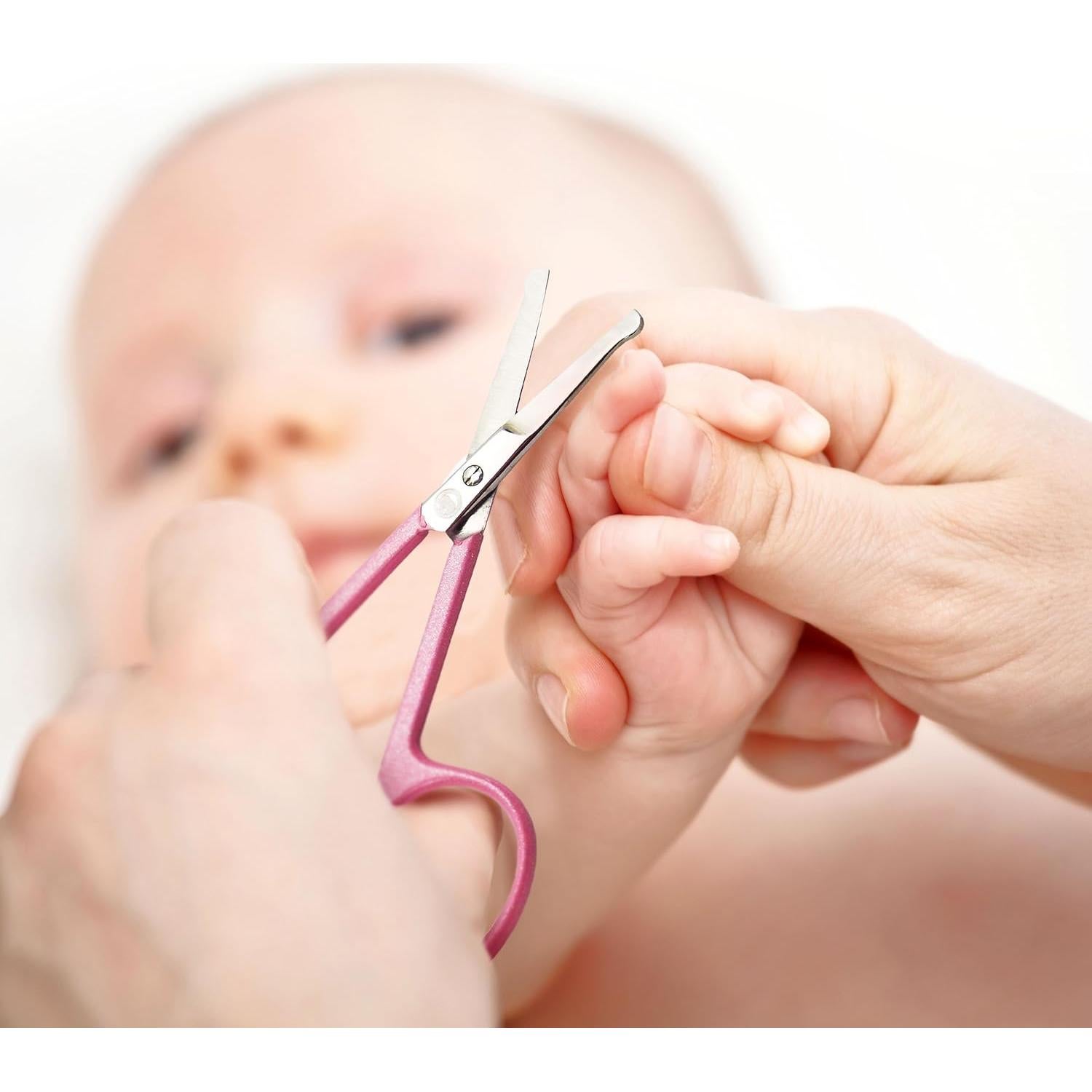 Tijeras de Seguridad para Uñas de Bebé Coco's Closet Rosa