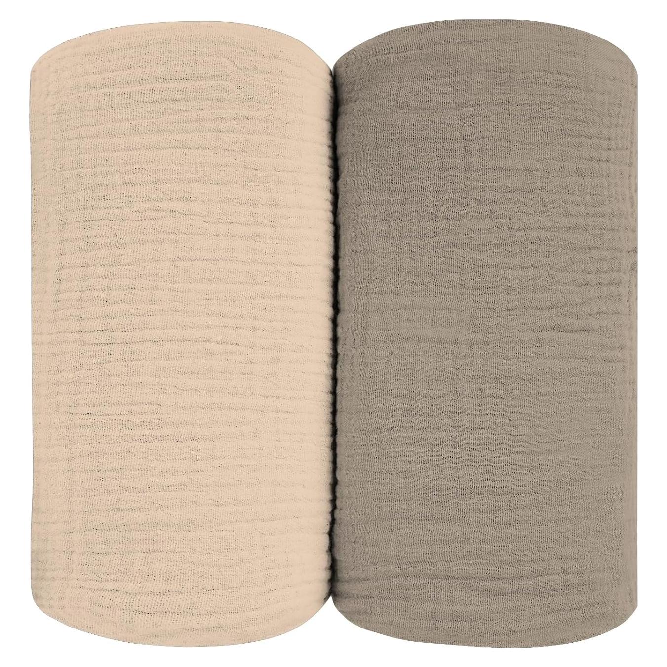 Mantas de Muselina Breebleep 120x120 cm 2 Piezas Algodón