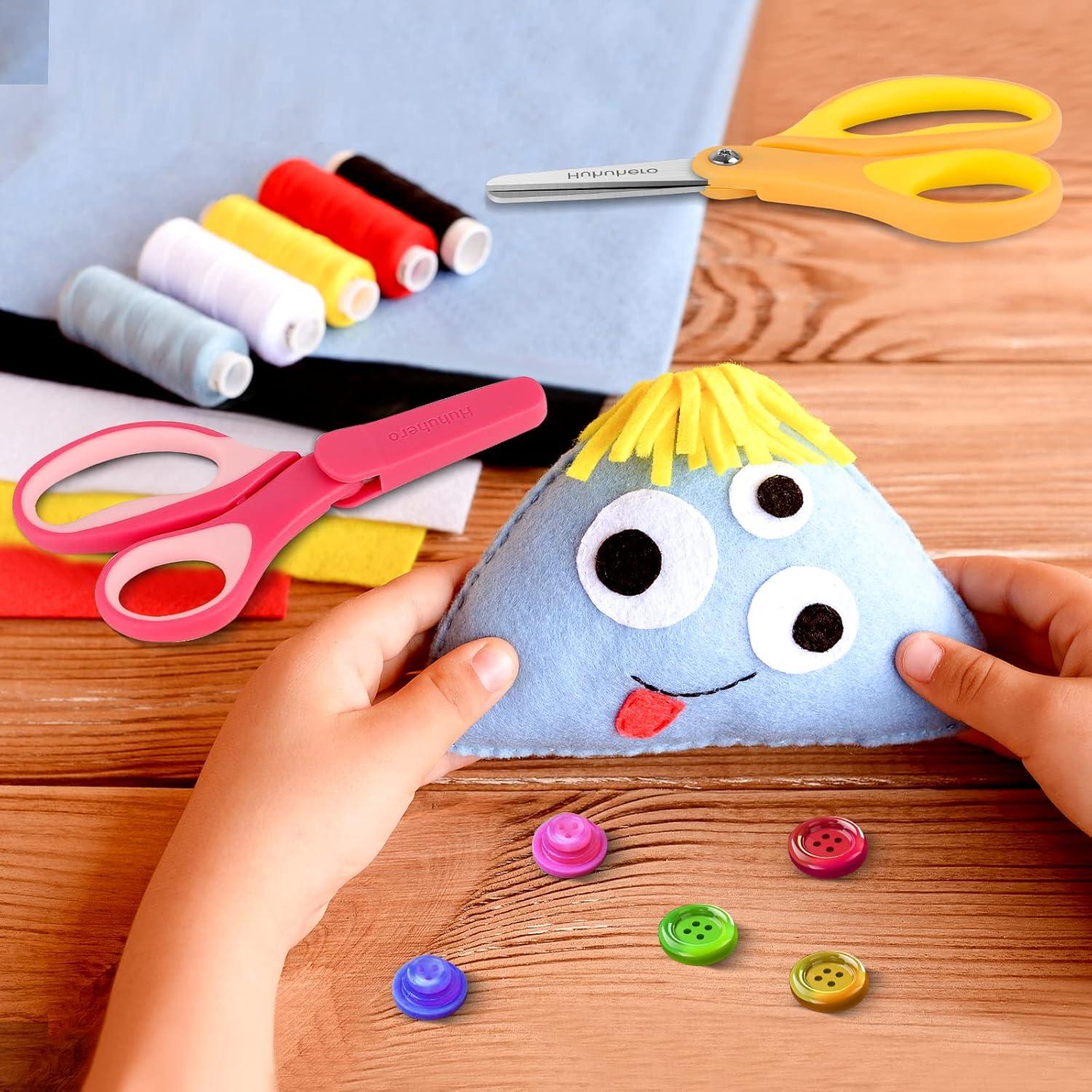 Tijeras de Seguridad Huhuhero para Niños 12.7 cm - Paquete de 4