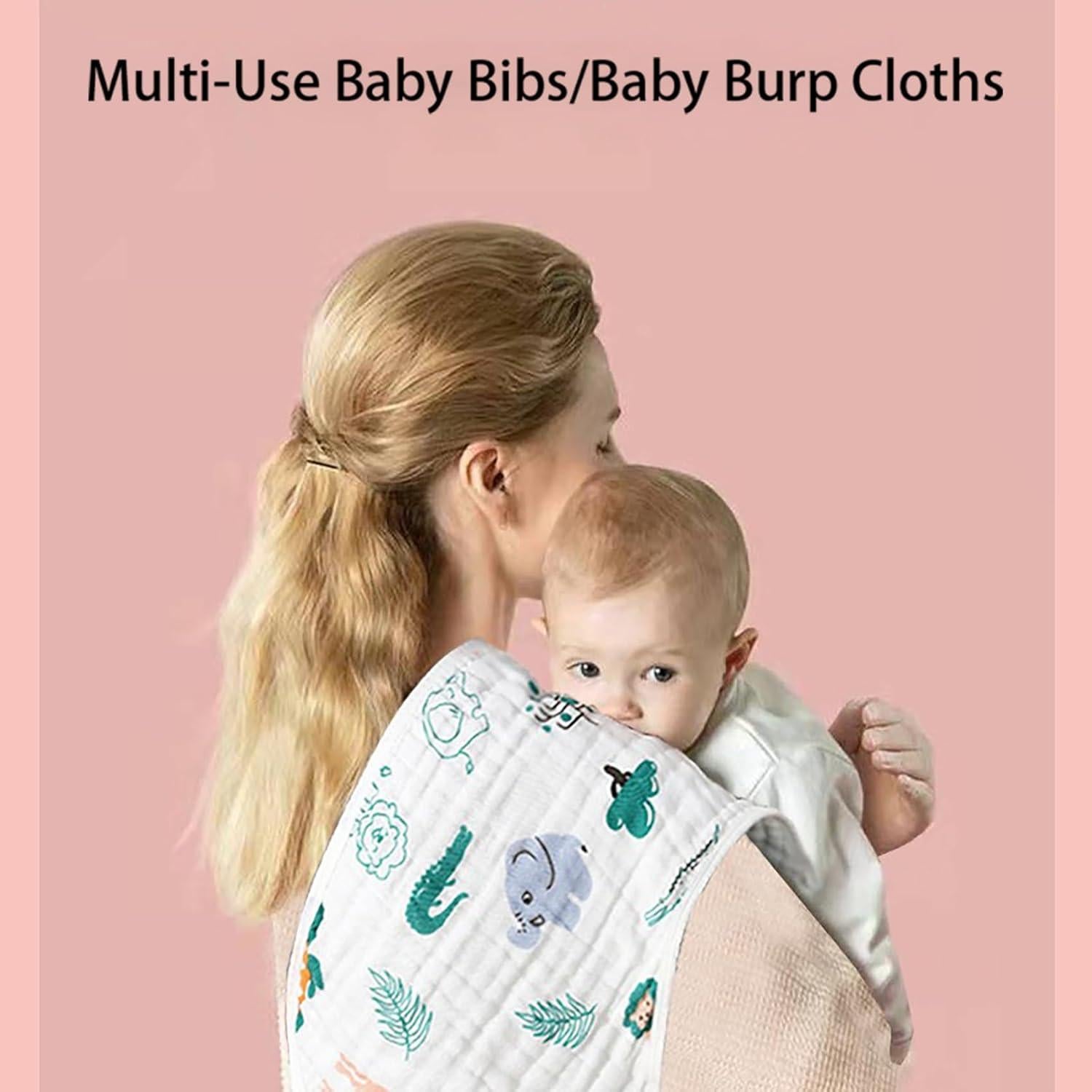 Paños de Eructo ZIXNEXKOO - 2 Unidades 100% Algodón Orgánico