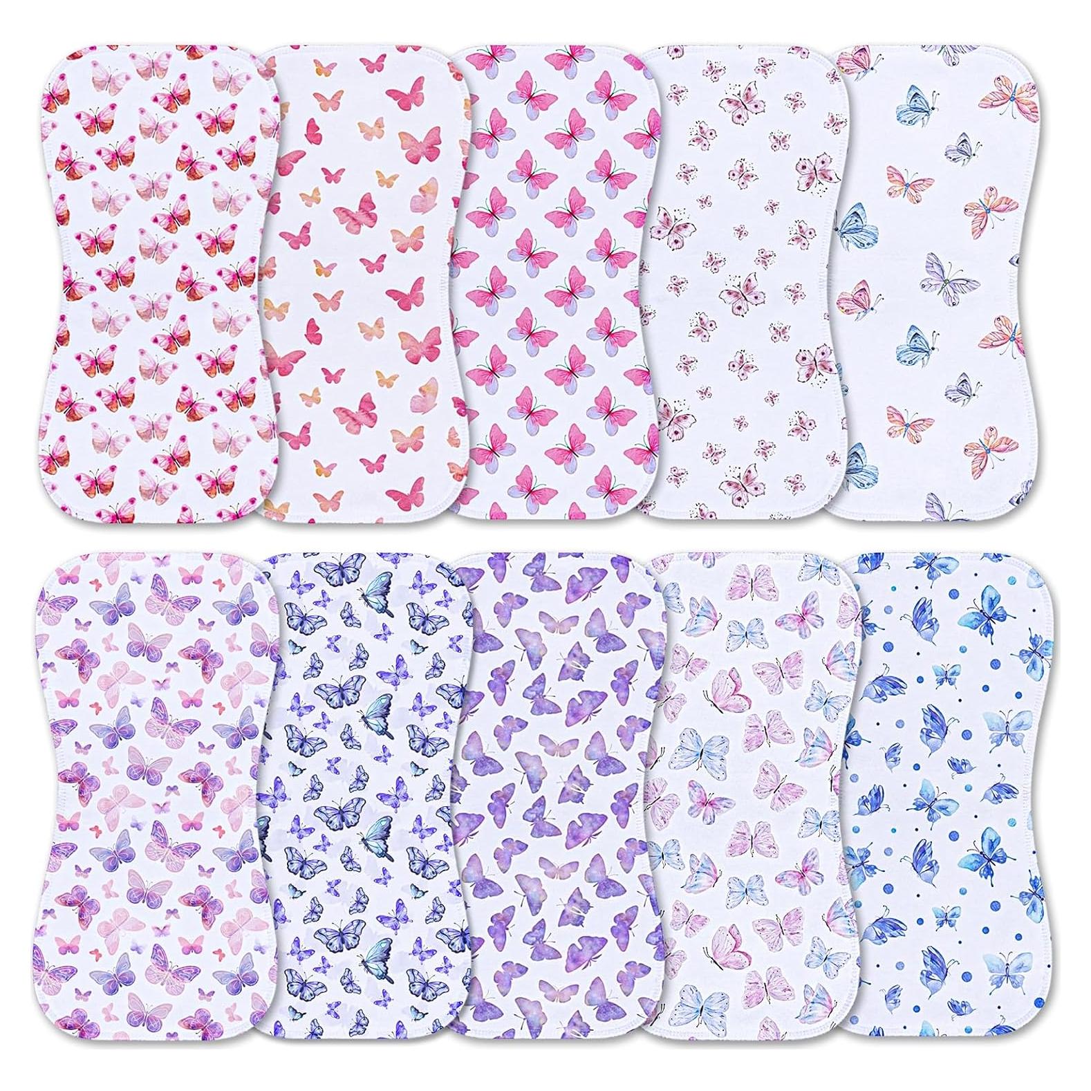 Paquete de 10 Paños para Eructar Bebés Benoxine - Orgánico