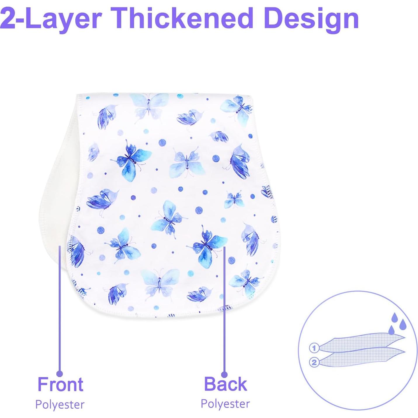 Paquete de 10 Paños para Eructar Bebés Benoxine - Orgánico