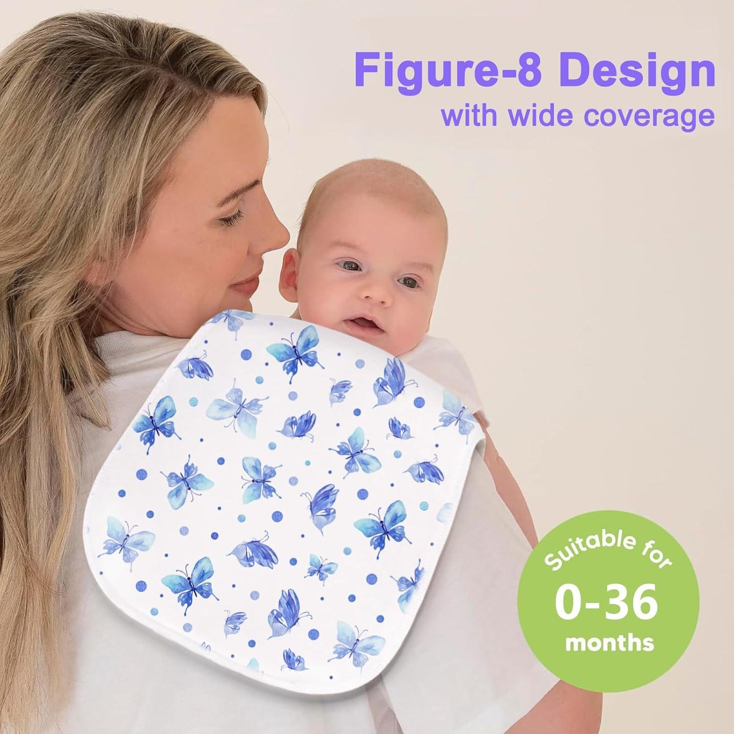 Paquete de 10 Paños para Eructar Bebés Benoxine - Orgánico