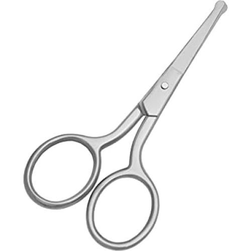 Tijeras de Pelo Motanar de Acero Inoxidable 9.5 cm Punta Redonda