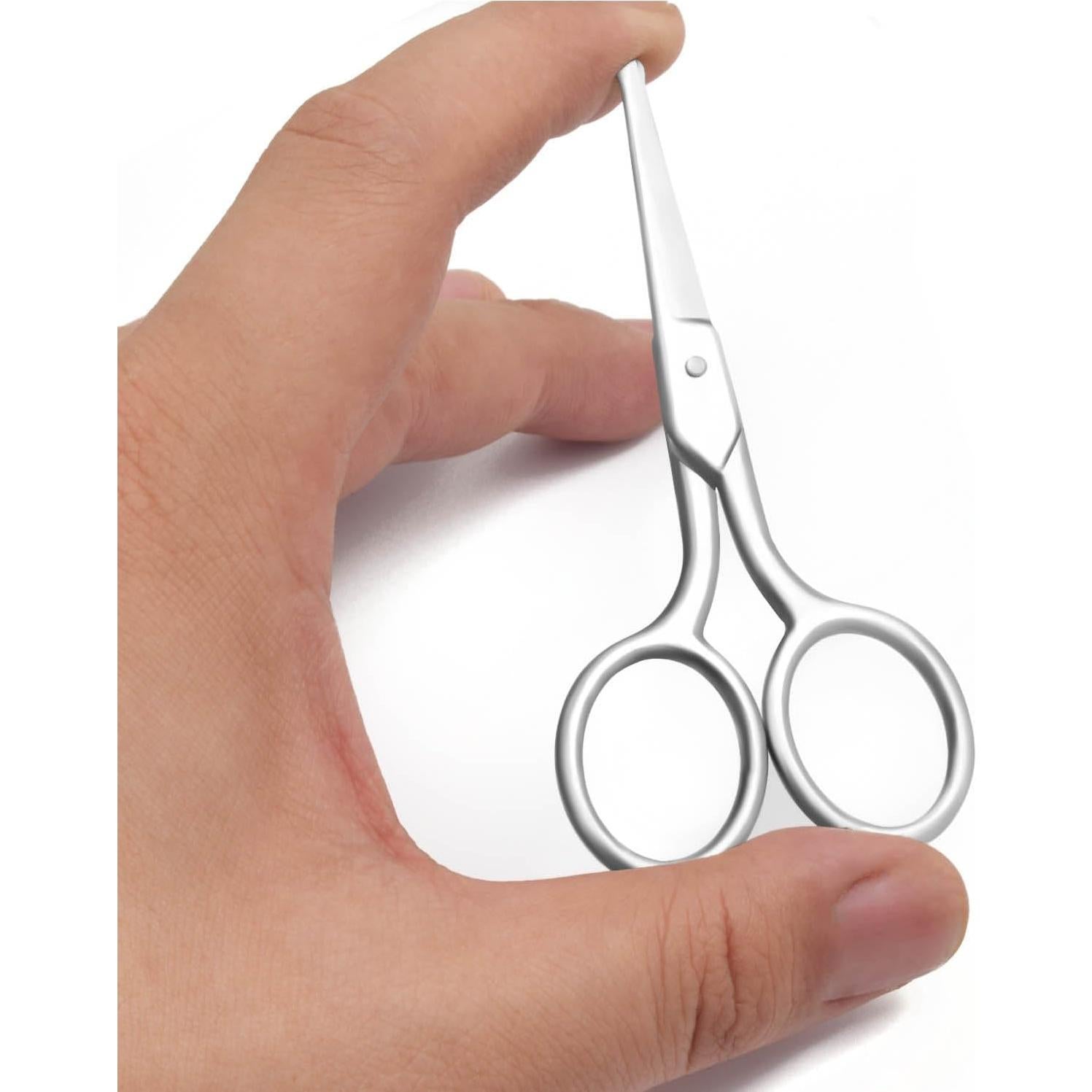 Tijeras de Pelo Motanar de Acero Inoxidable 9.5 cm Punta Redonda