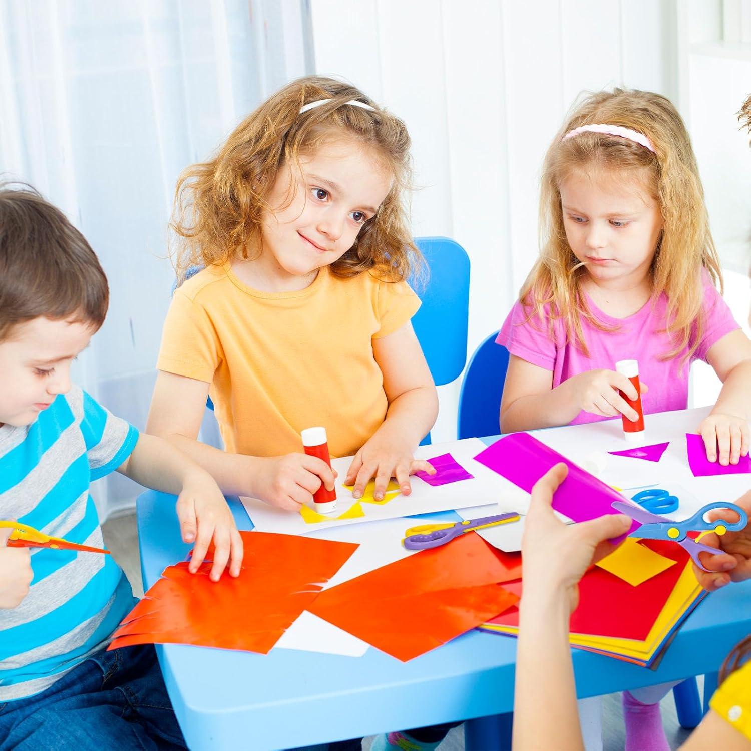 Tijeras de Seguridad LovesTown para Niños 4PCS Punta Romo