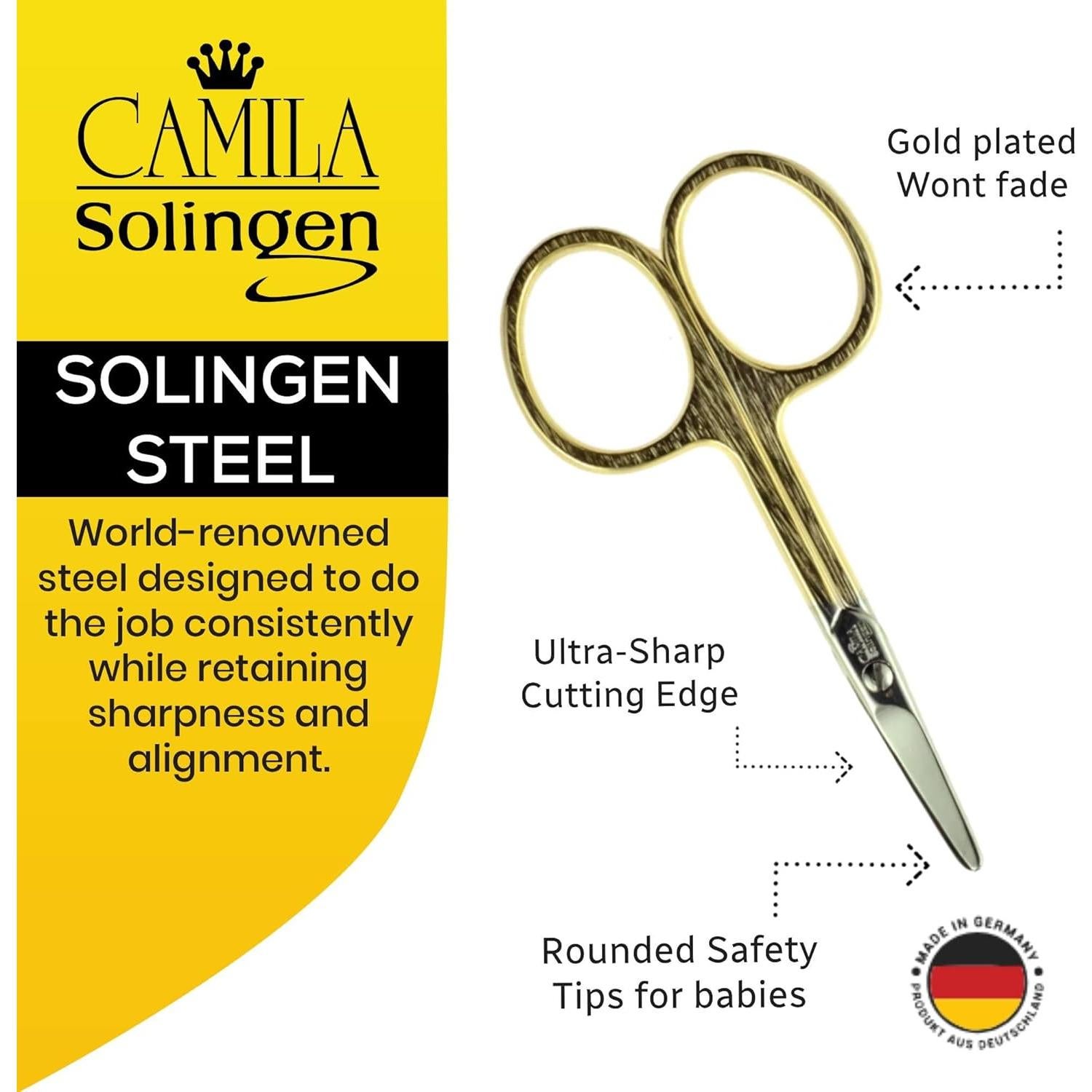 Tijeras de Uñas para Bebés Camila Solingen CS01 Acero Inoxidable