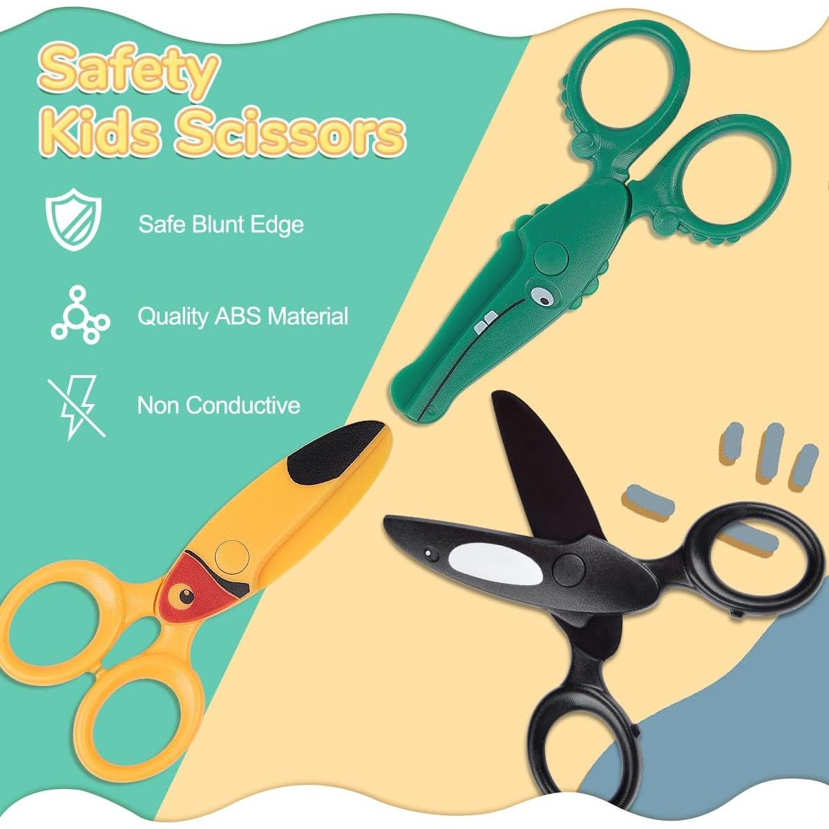 Tijeras para Niños Sopito 3PCS Animales Lindos 12x6.3cm