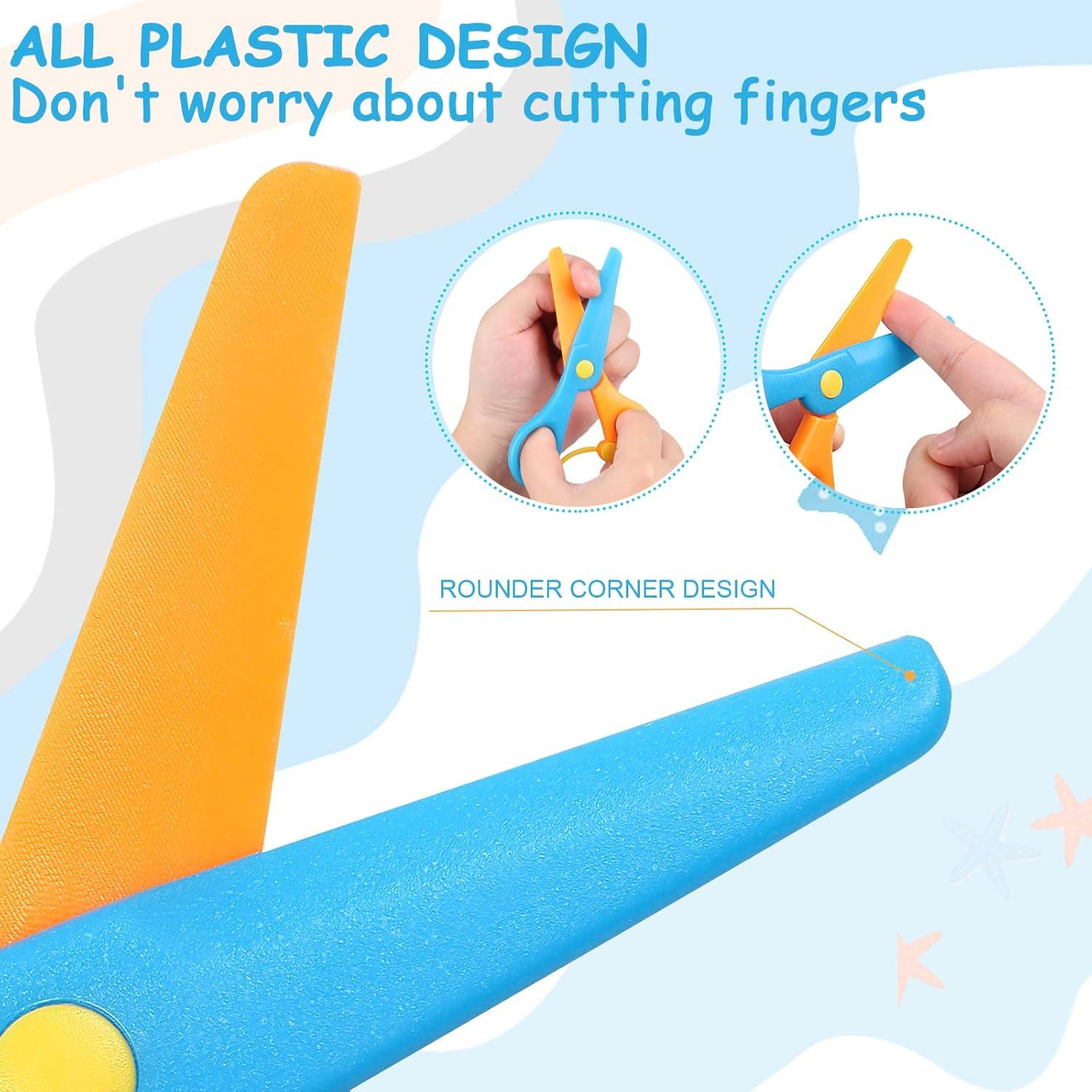 Tijeras de Seguridad para Niños PECULA - Set de 3 Colores