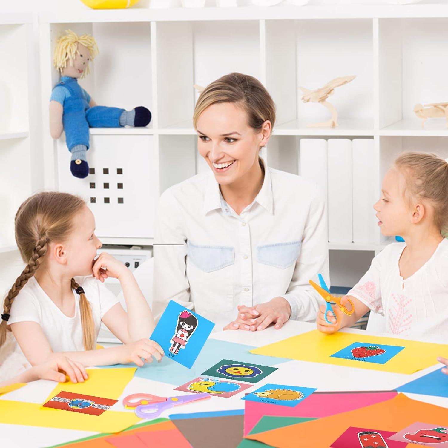 Tijeras de Seguridad para Niños PECULA - Set de 3 Colores