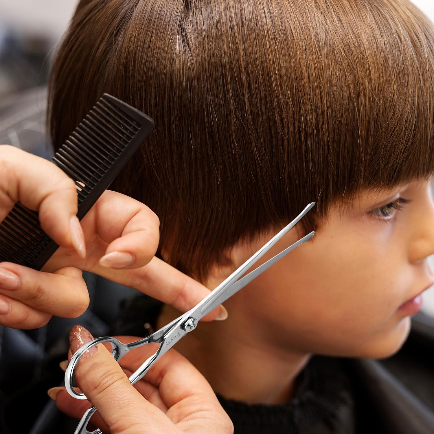 Juego de Tijeras de Corte y Desbaste para Niños Fcysy 8 Piezas