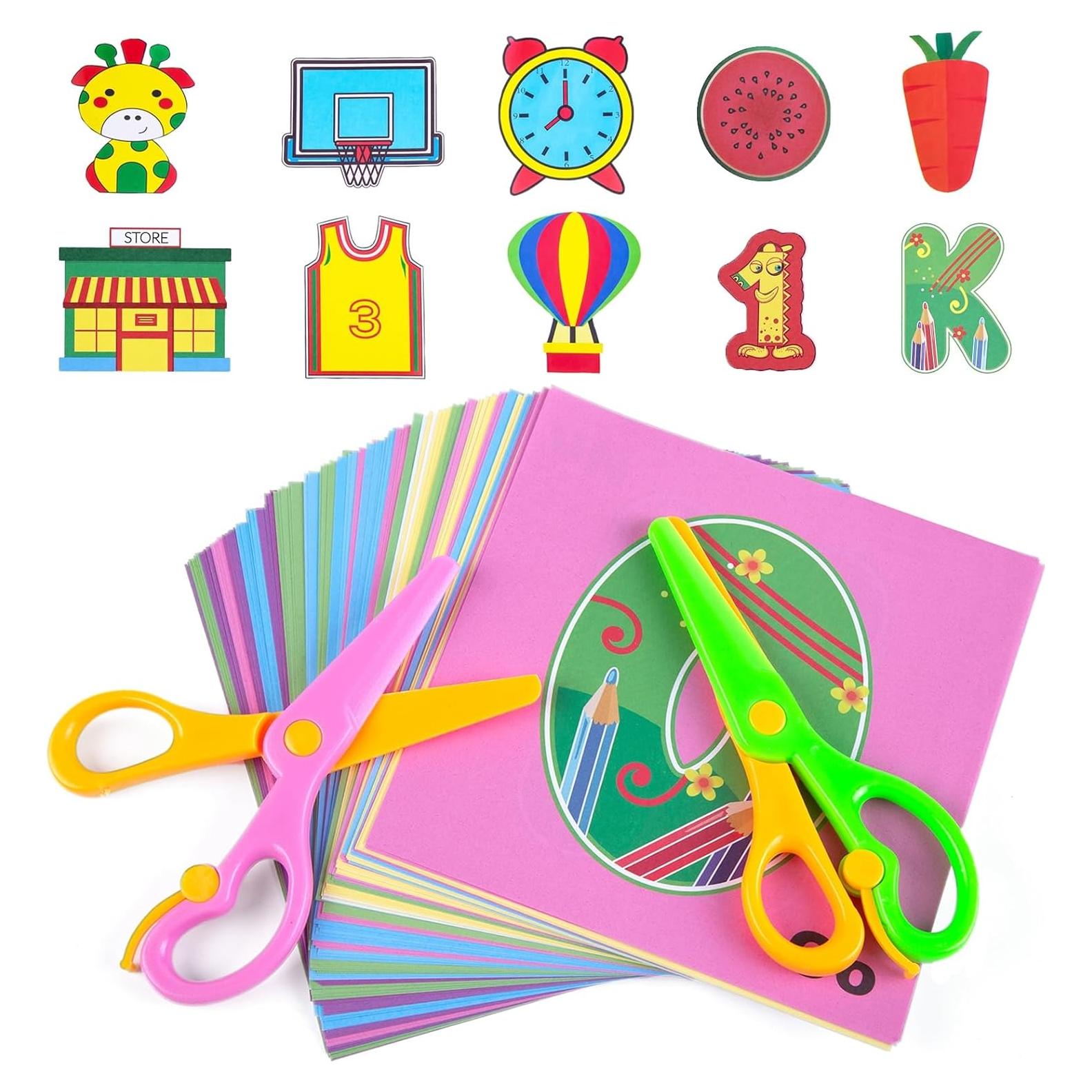 Kit de Tijeras de Seguridad Koogel para Niños 3-5 Años