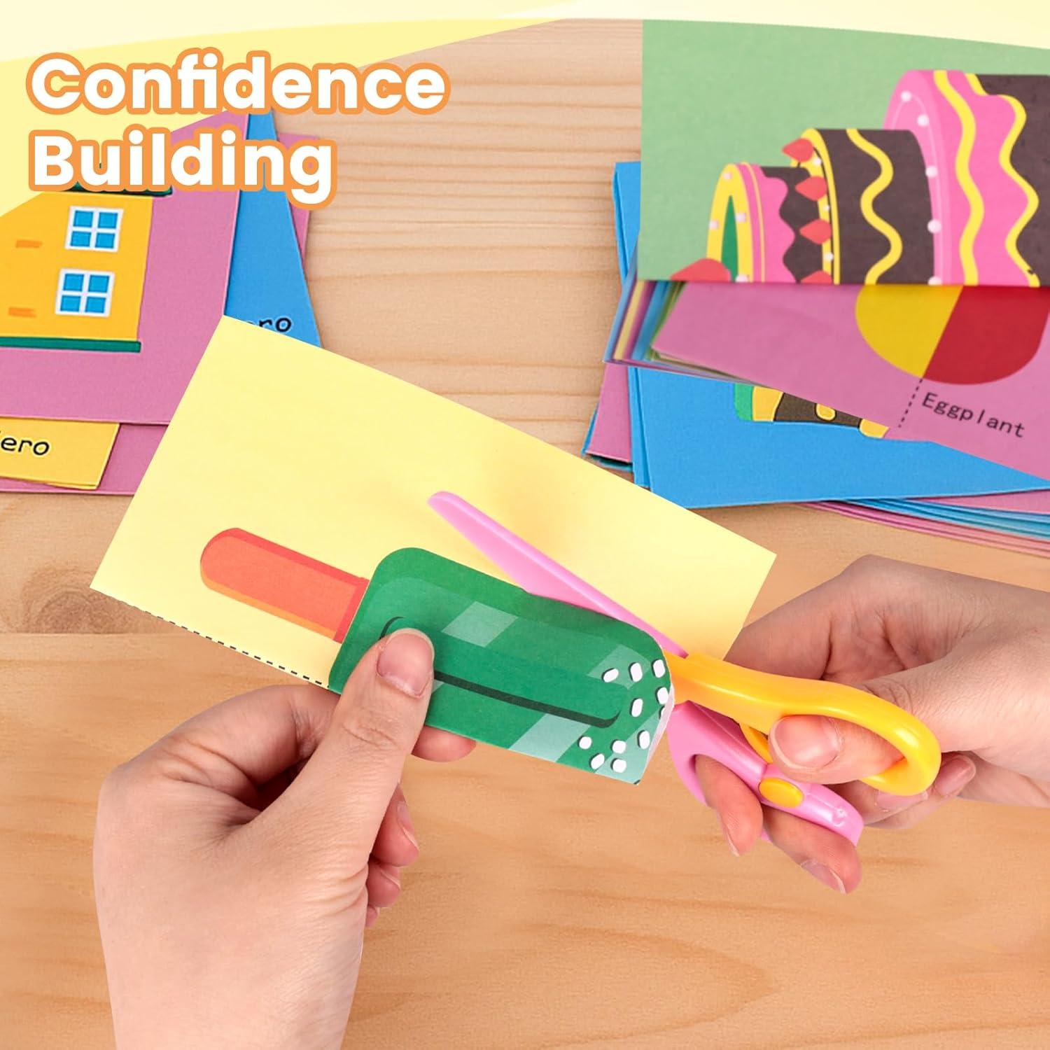 Kit de Tijeras de Seguridad Koogel para Niños 3-5 Años