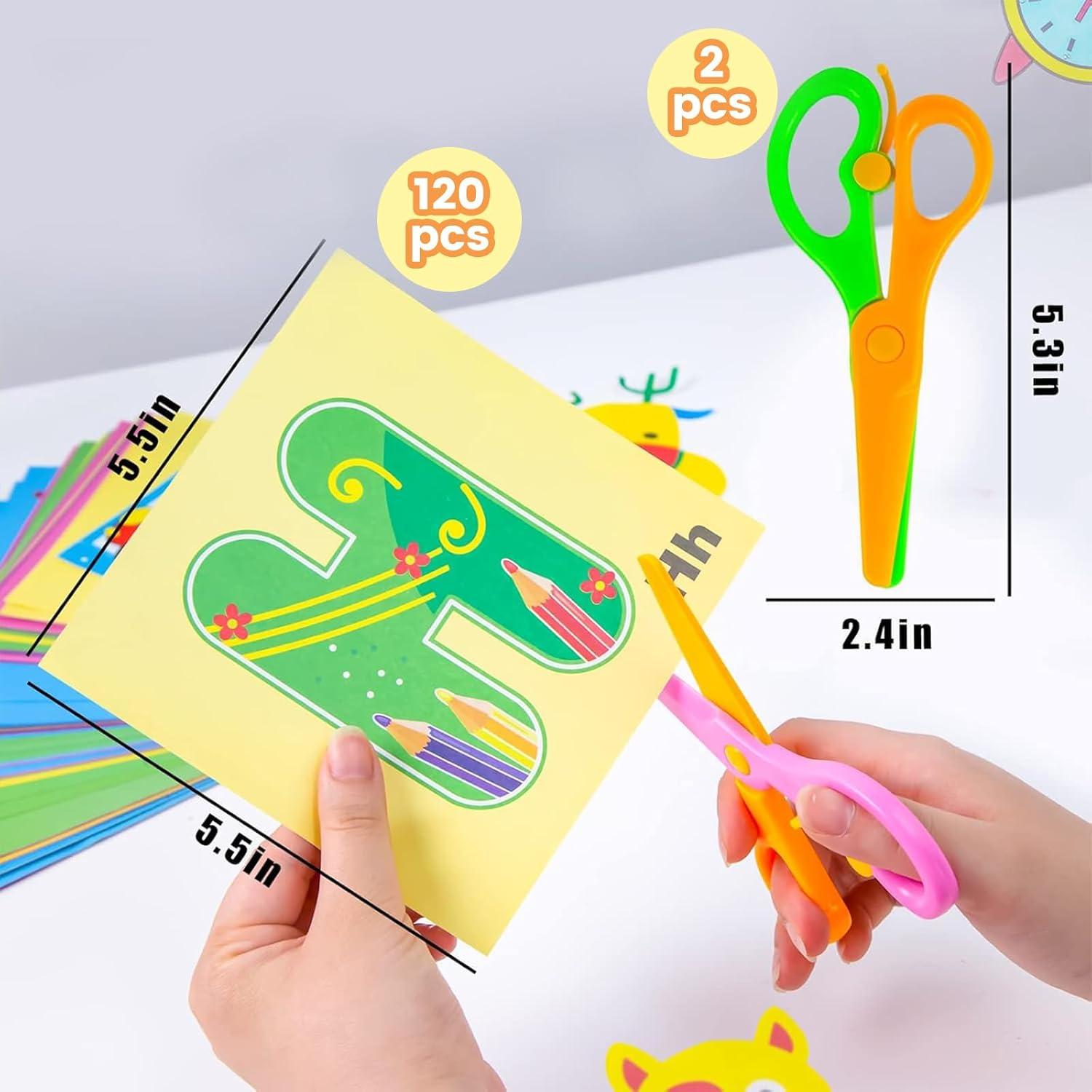 Kit de Tijeras de Seguridad Koogel para Niños 3-5 Años