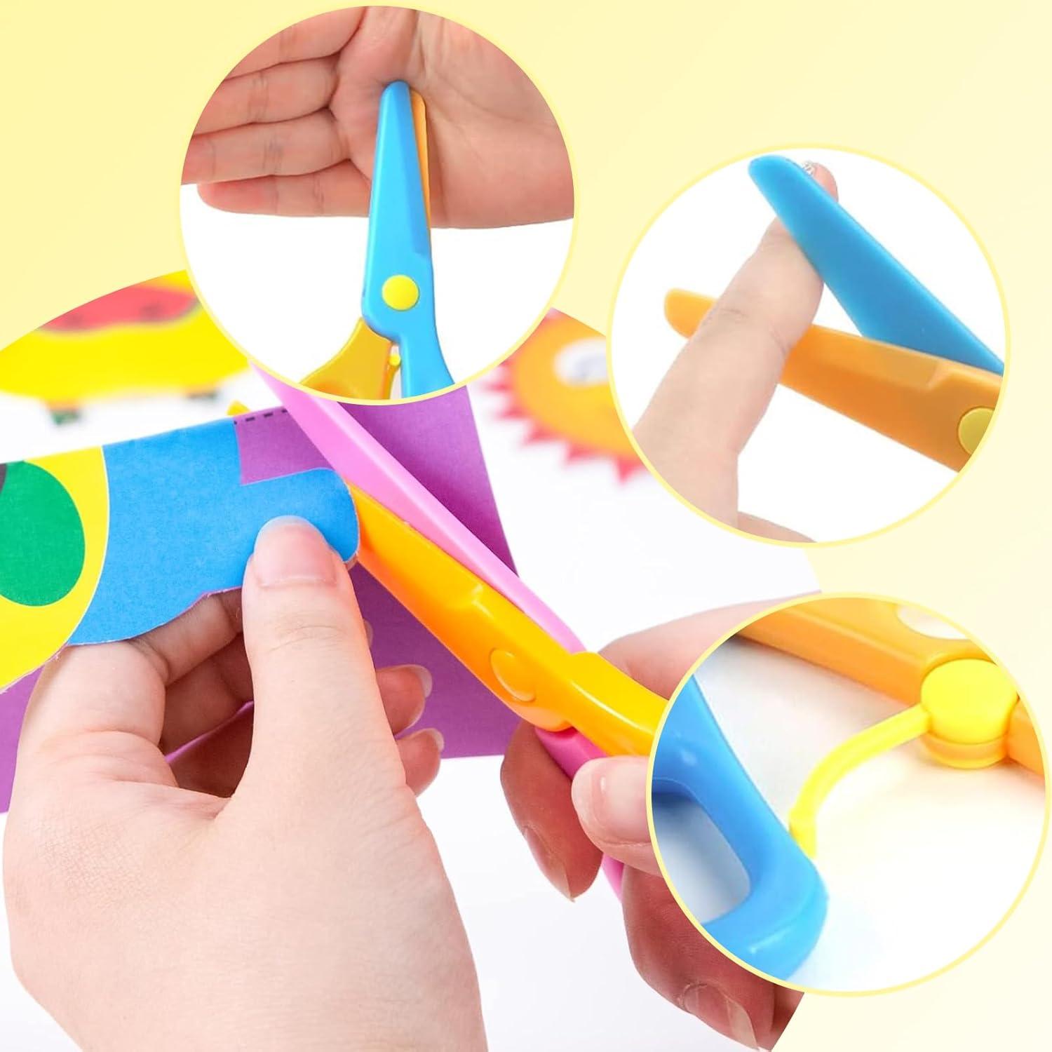 Kit de Tijeras de Seguridad Koogel para Niños 3-5 Años