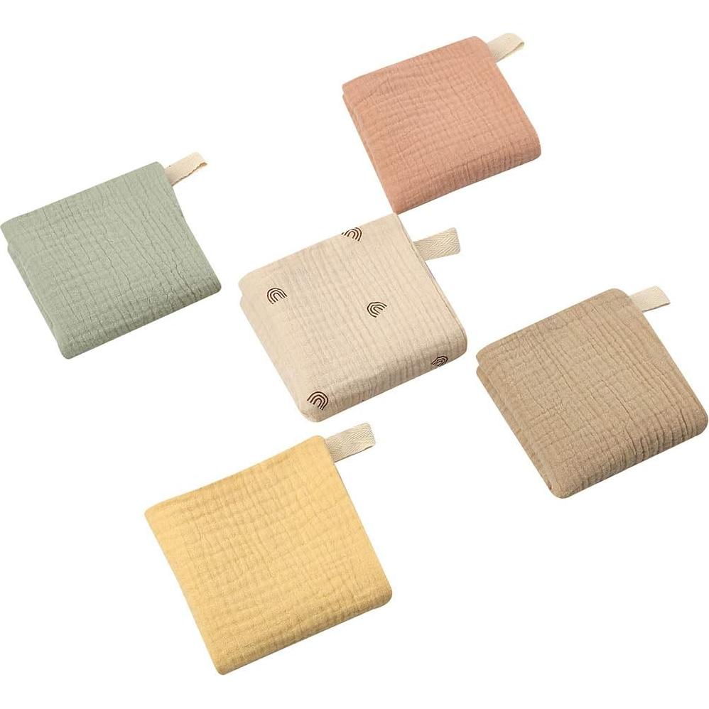 Paños de Muselina para Bebés MGBISYI - 5 Piezas 23x23cm