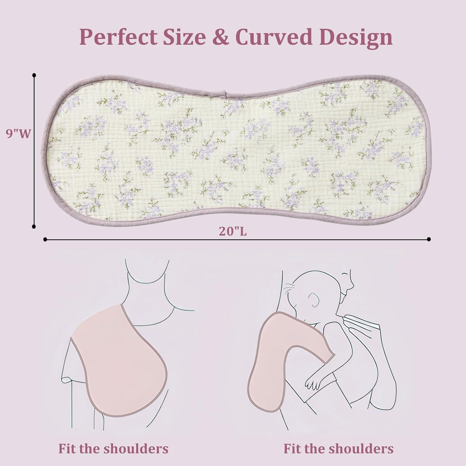 Toallas para Eructar Zdolmy 100% Algodón 6 Piezas Multi