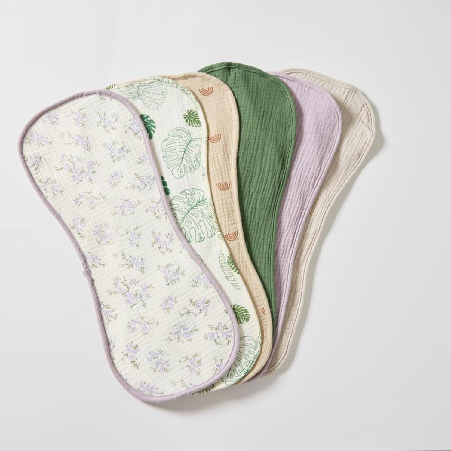 Toallas para Eructar Zdolmy 100% Algodón 6 Piezas Multi