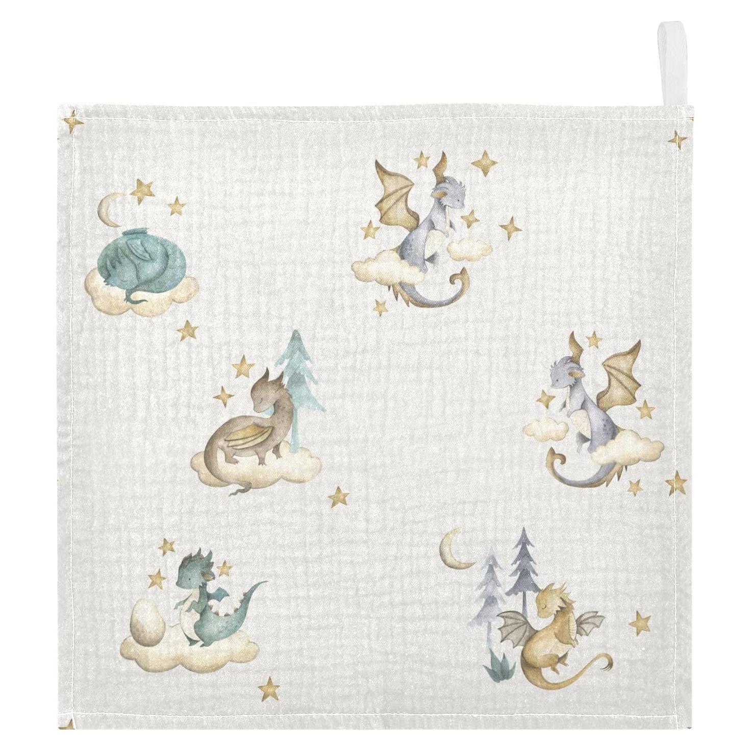 Paños de Muselina para Bebés vvfelixl 30x30 cm 3 Piezas