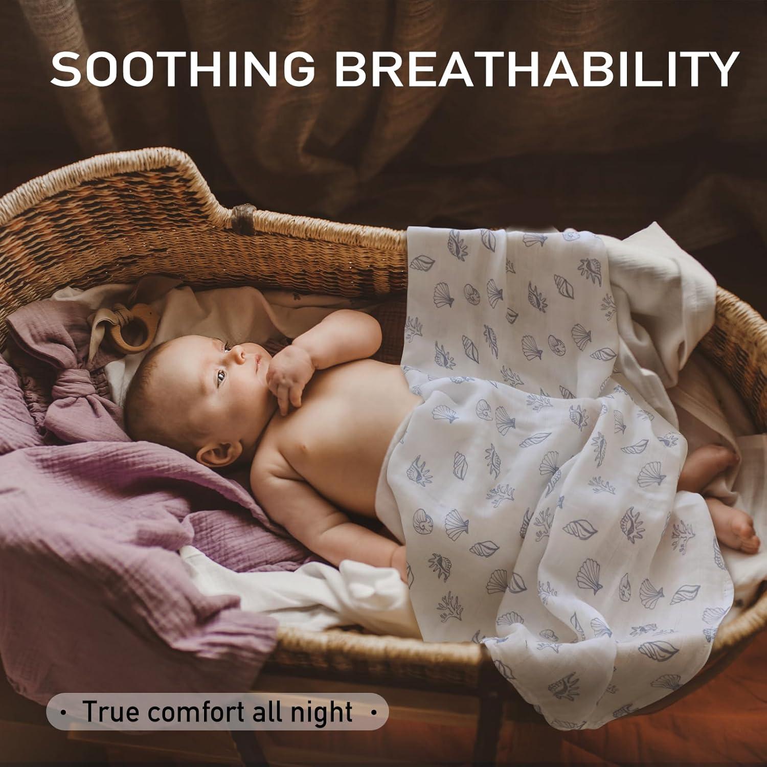 Paños de Eructo LYRICHOM BABY 70% Viscosa 6 Piezas 70x70cm