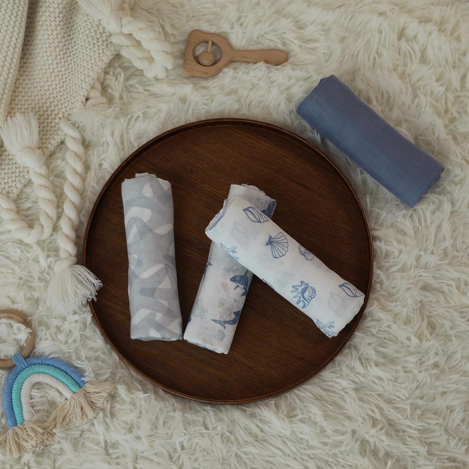 Paños de Eructo LYRICHOM BABY 70% Viscosa 6 Piezas 70x70cm